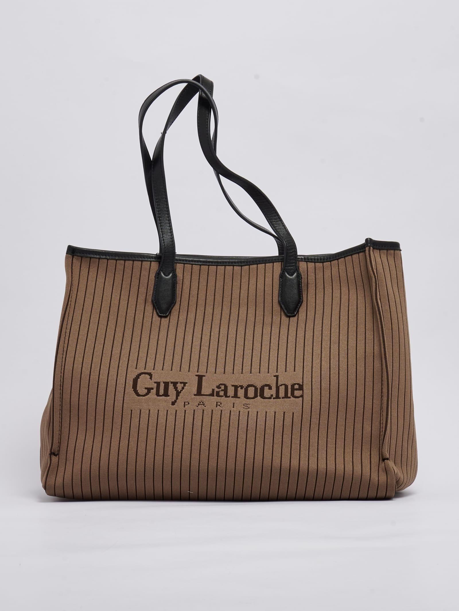 Guy Laroche Women's Fabric Shoulder Bag in Brown | FW23/24