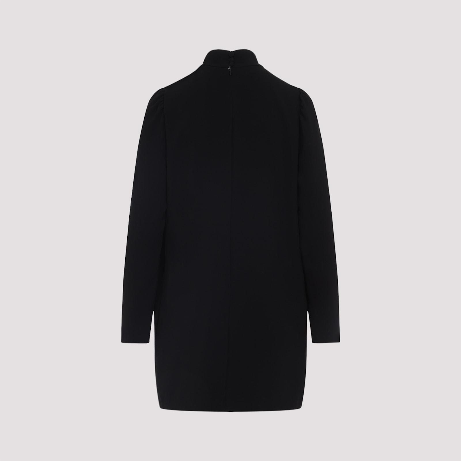 max mara black mini dress Max Mara | Woman - Fringed twill mini dress - Black