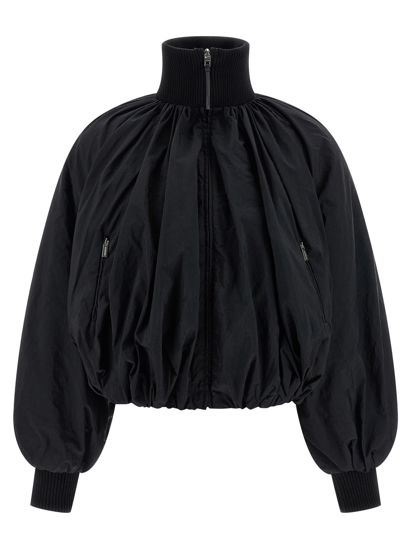 Jacquemus 'Le Bomber Pallone' Bomber Jacket in Black | Lyst