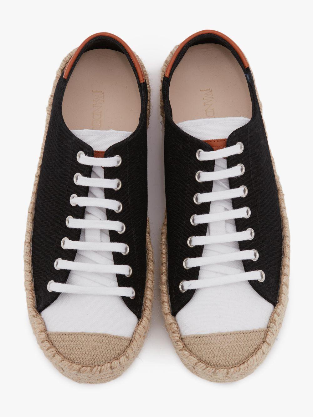 JW Anderson Colour-block Espadrille Sneakers in Black for Men - Lyst