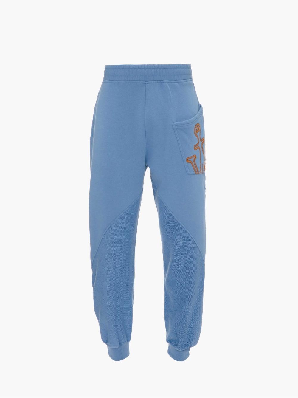 JW Anderson Panelled Track Pants in Blue Lyst