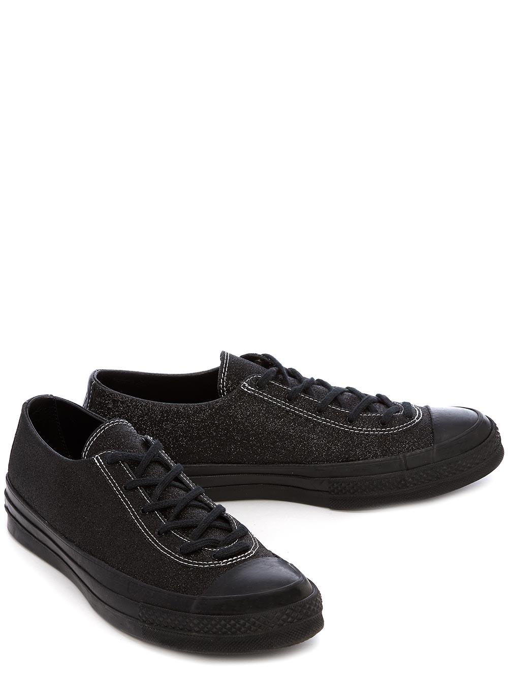 black glitter converse