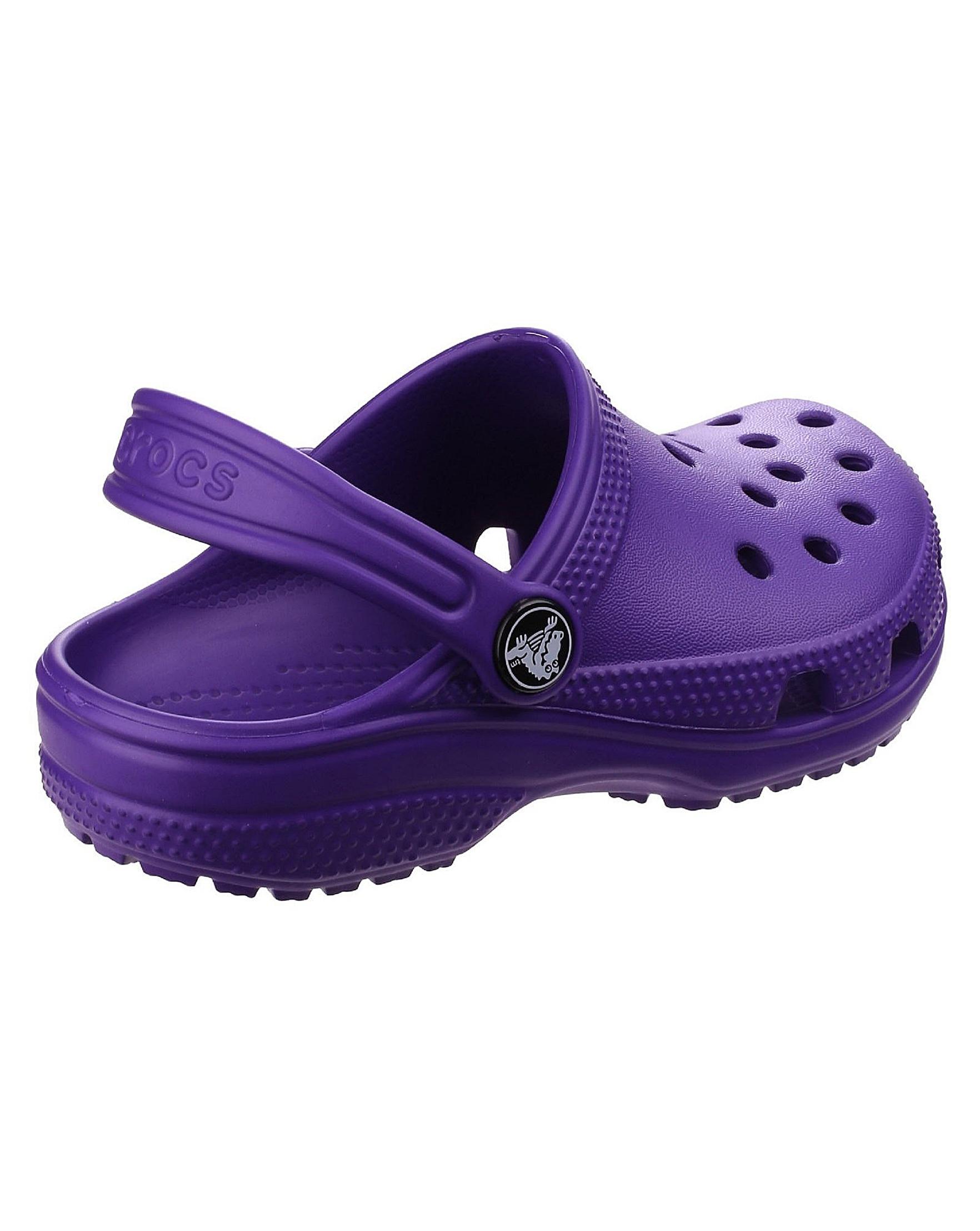 dark purple crocs