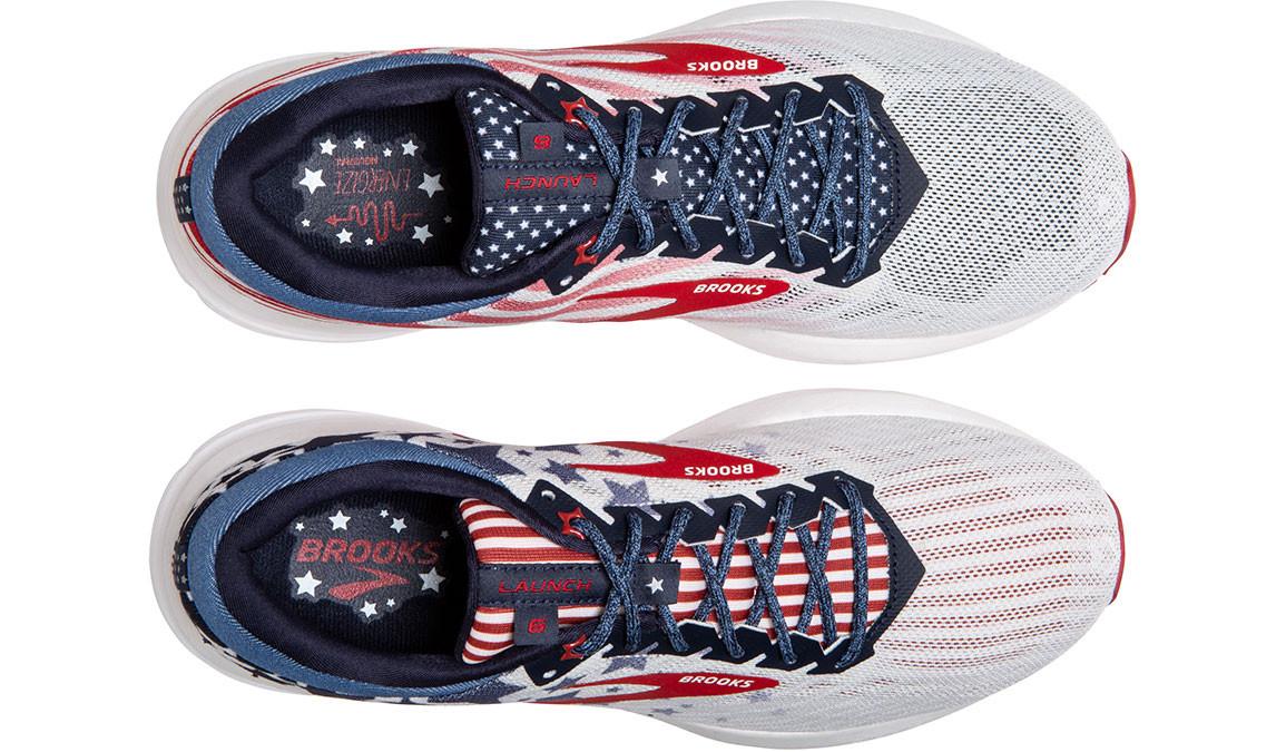 brooks launch 6 old glory edition women's