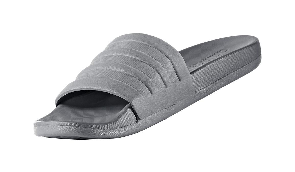 adilette cloudfoam plus mono slides grey