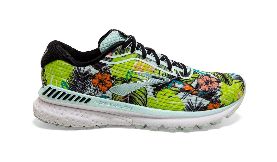 brooks floral running shoes