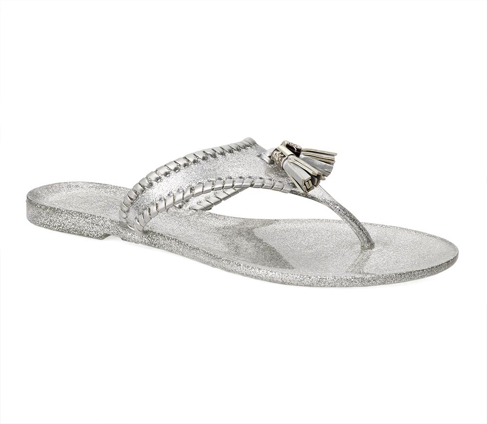 jelly sparkle sandals