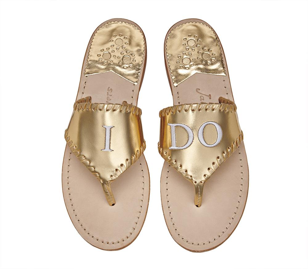 Jack Rogers Leather Exclusive I Do 