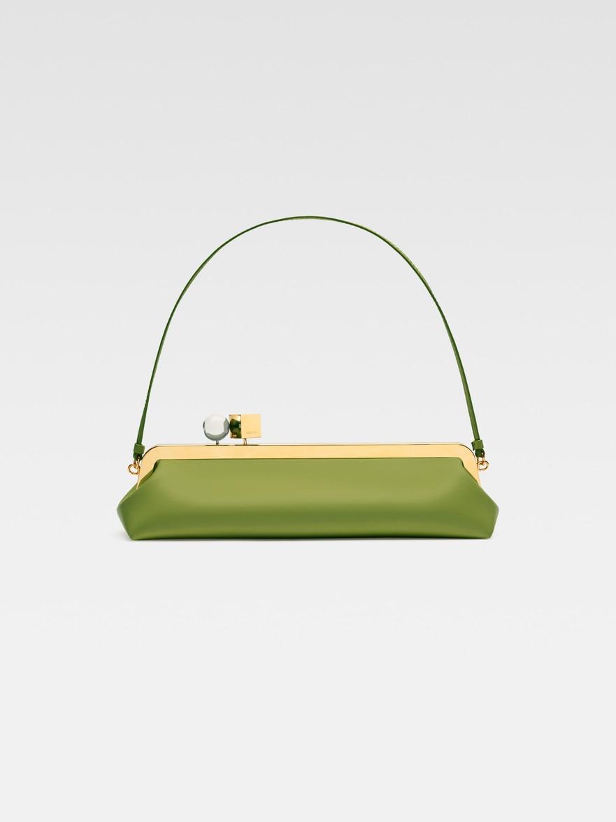 Jacquemus LACROISIERE サロンクラッチバッグ グリーン 希少在庫 Jacquemus The Salon Clutch in Green | Lyst