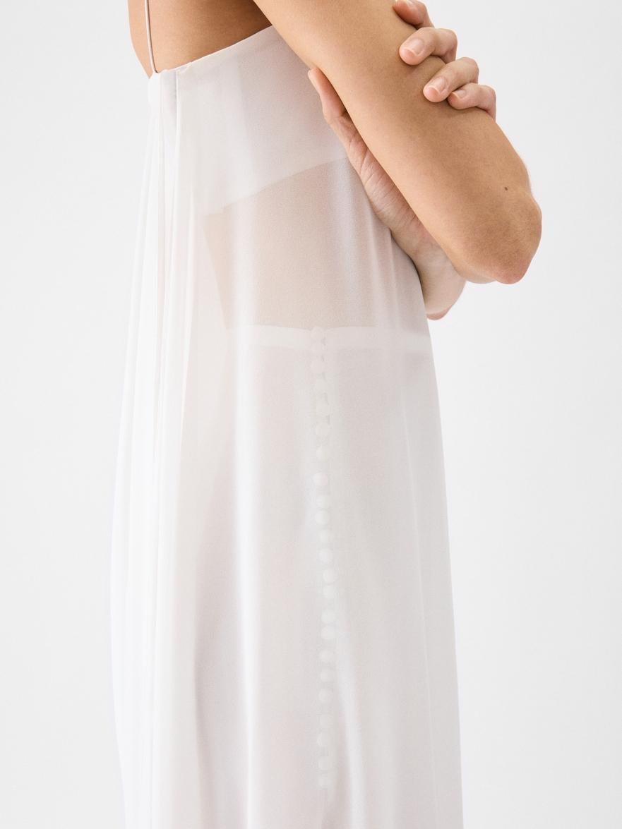 jacquemus white sheer dress Dua Lipa wears sheer white dress to Jacquemus designer's wedding