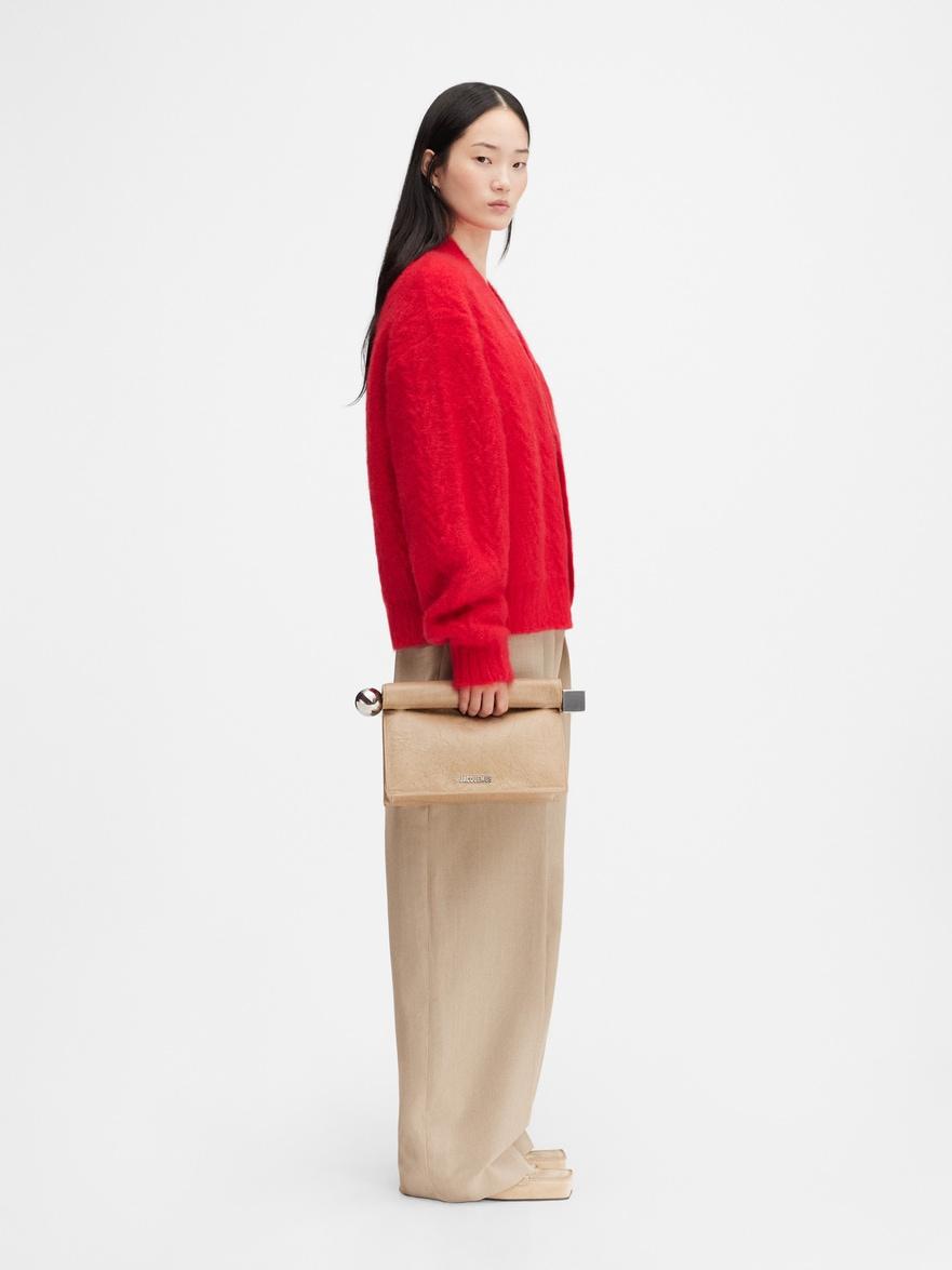 Jacquemus The Nuvola Cardigan in Red Lyst UK
