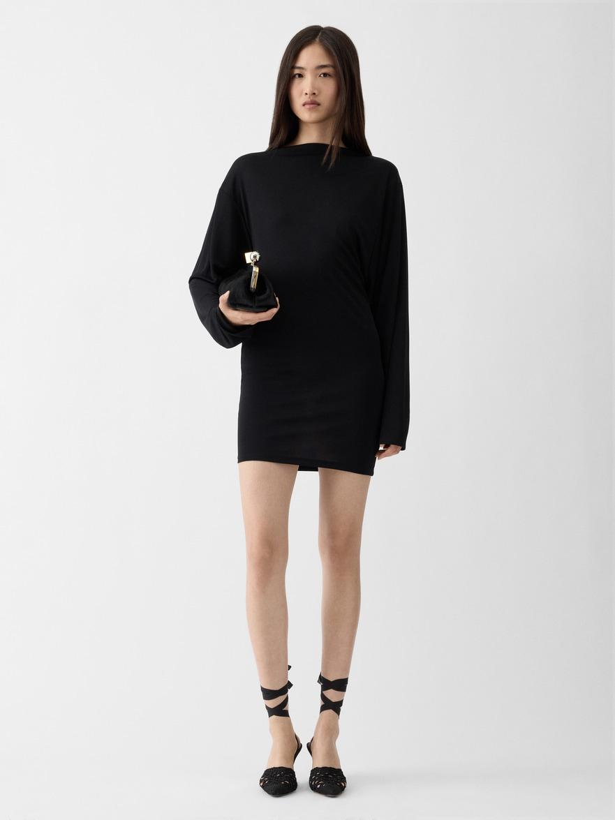 long black embroidered dress Robe brodee 'Mivilud' noire Black / L