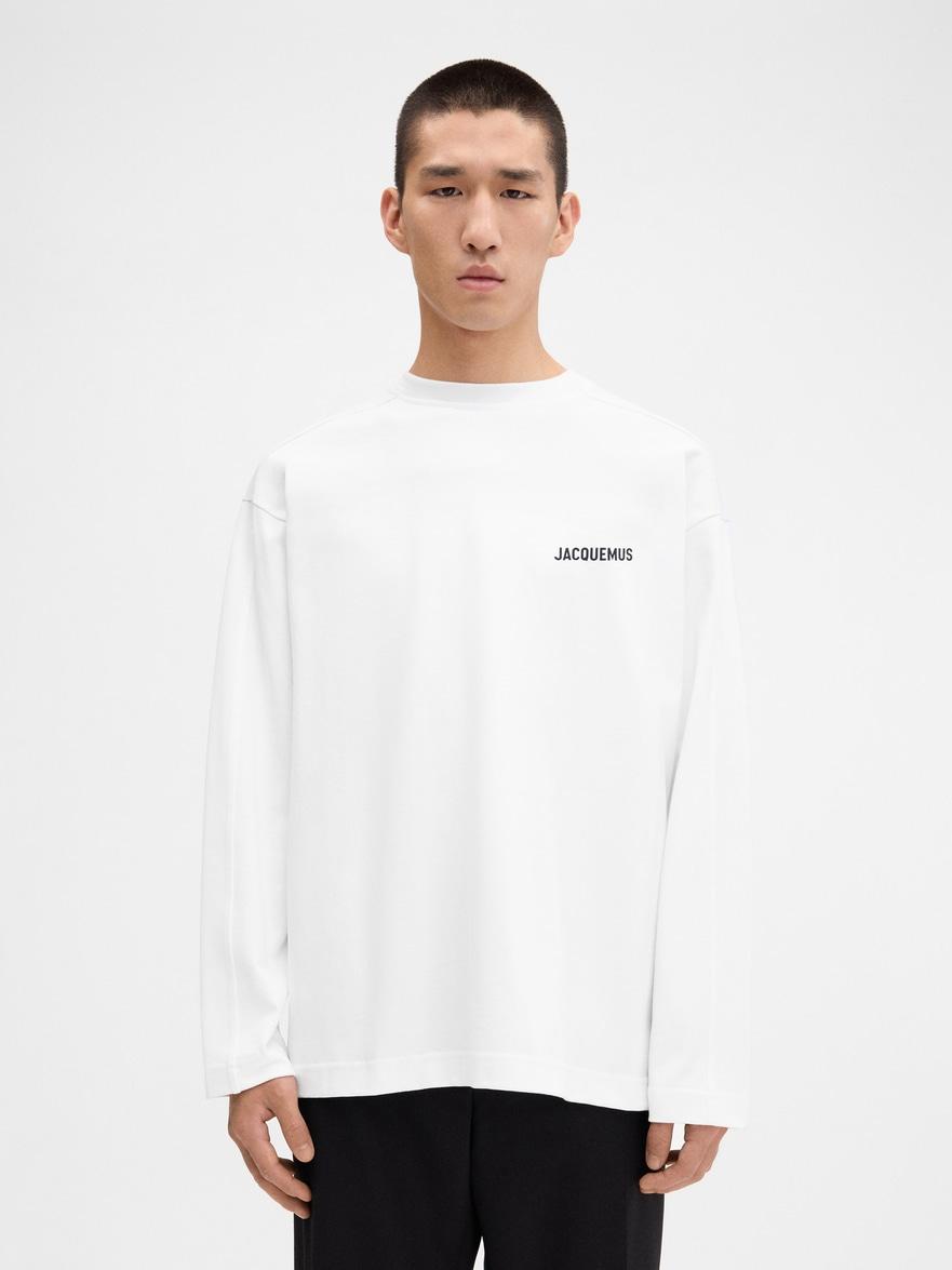 Jacquemus The New York Address Long-Sleeve T-Shirt in White