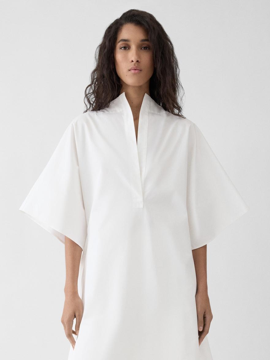 jacquemus the moisson cotton dress Moisson Open-Back Midi Dress White / wrtwfr_FR 34