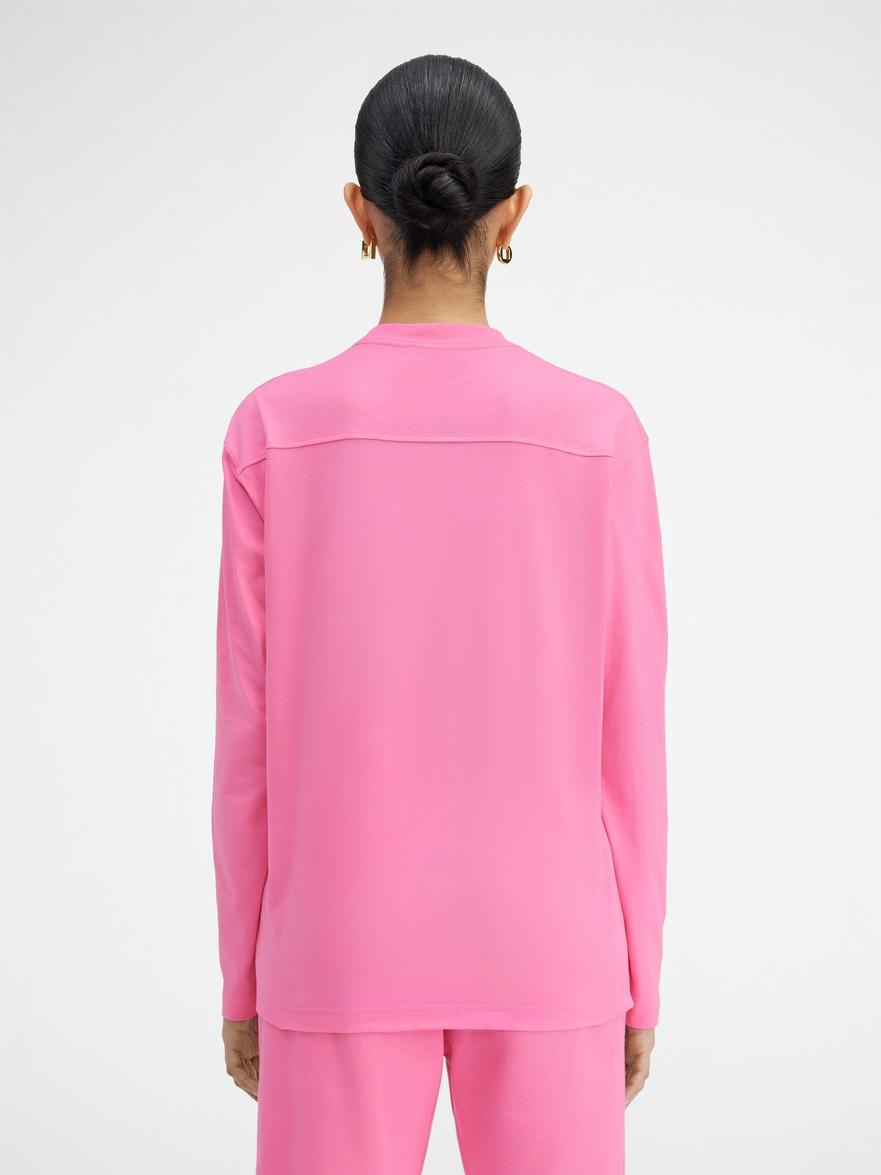 Jacquemus The Long-Sleeve T-Shirt in Pink Lyst UK