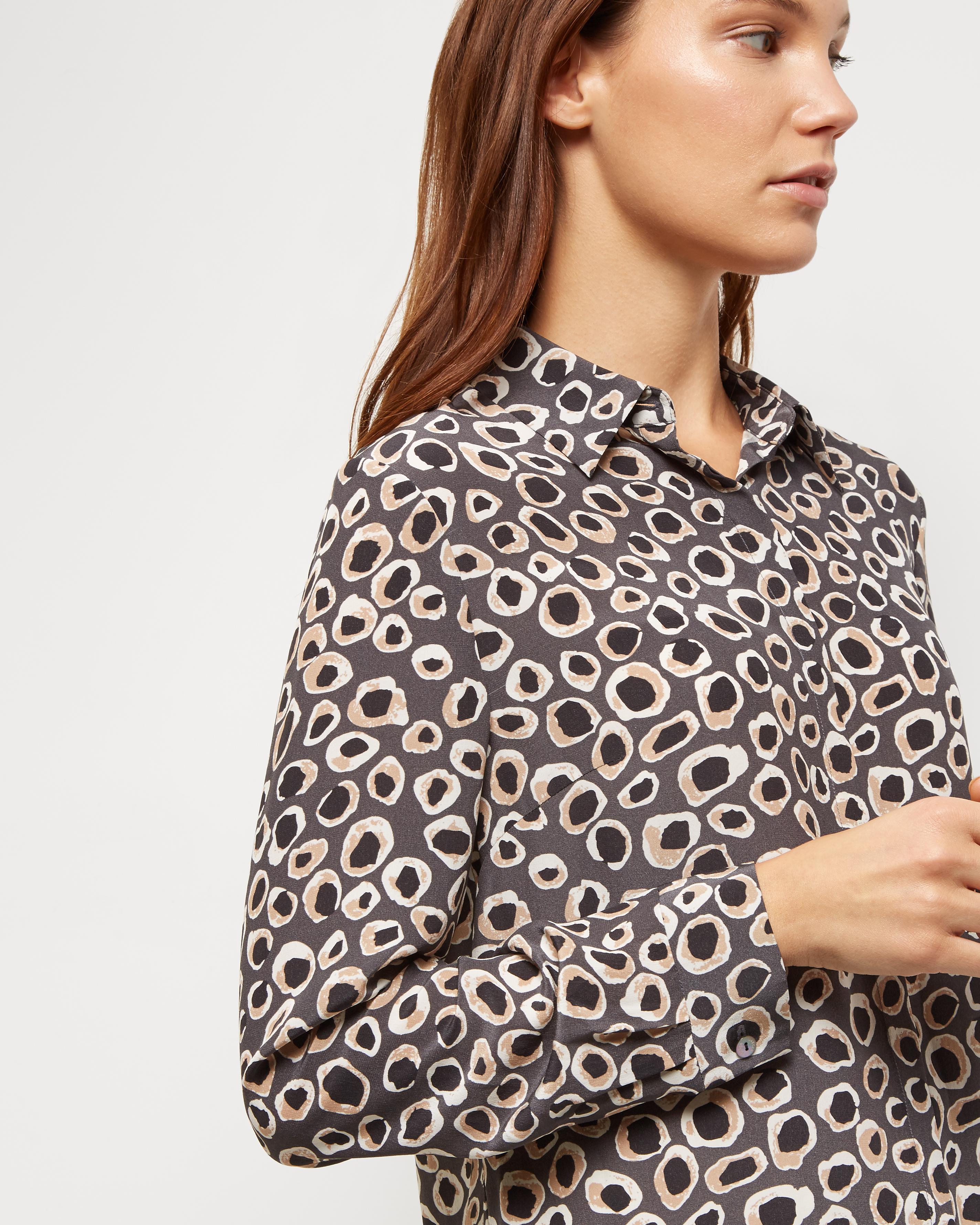 animal print blouse uk