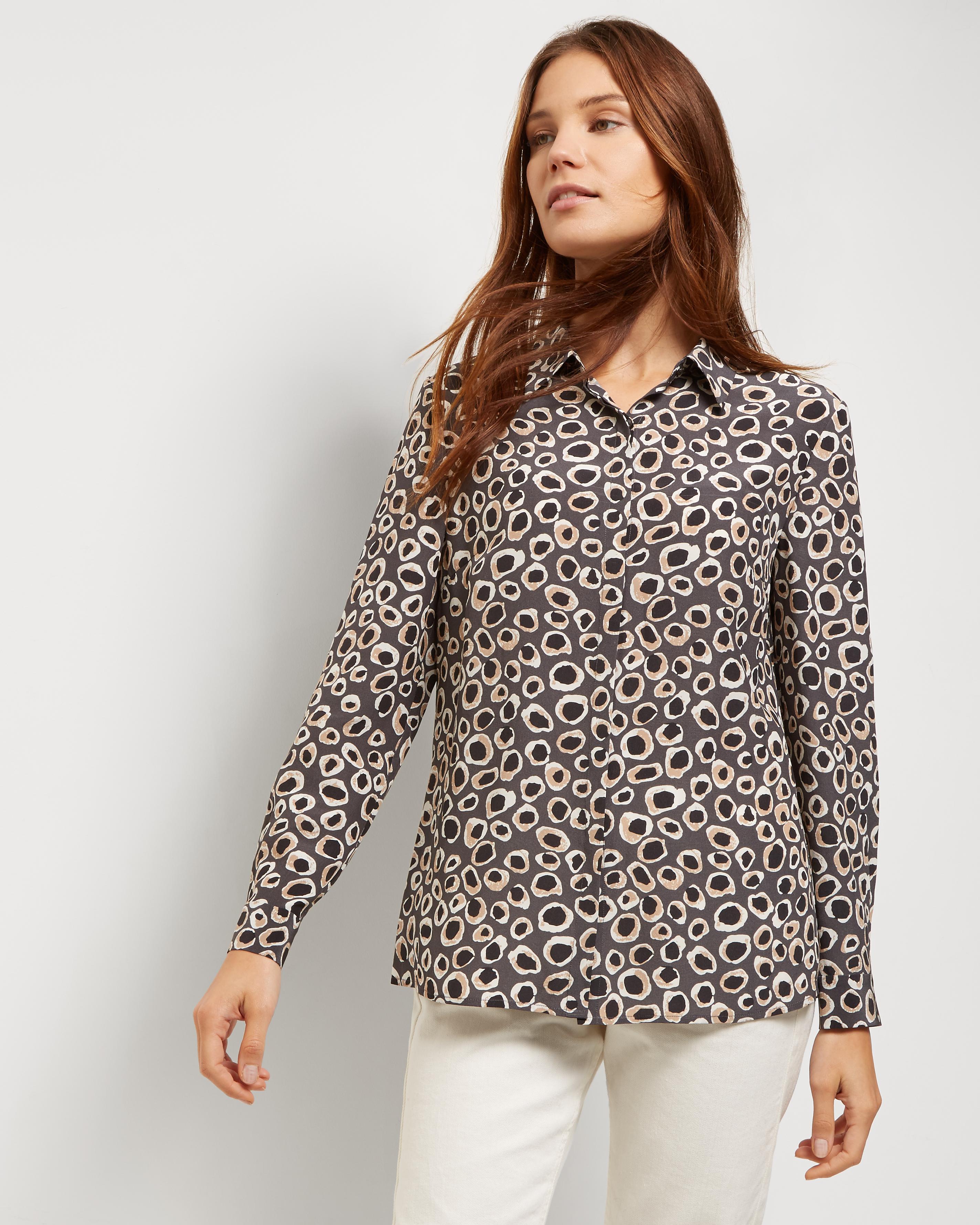 animal print blouse uk