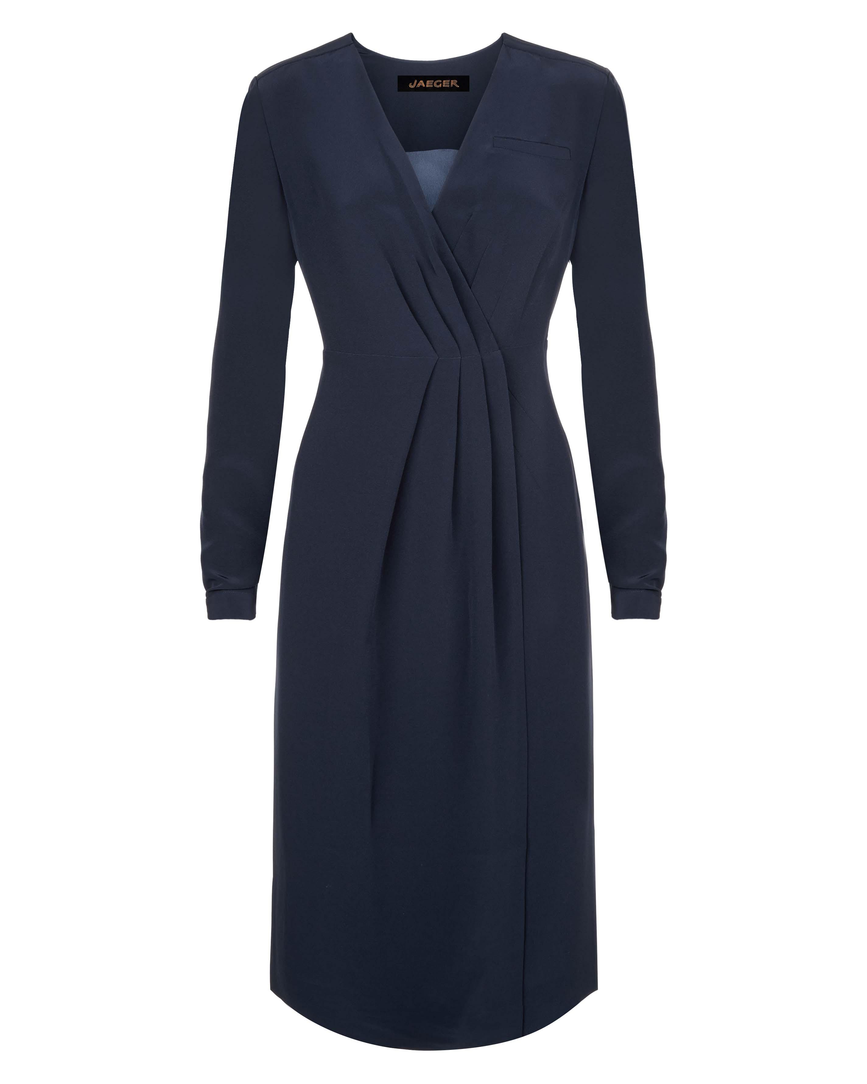 tailored wrap dress