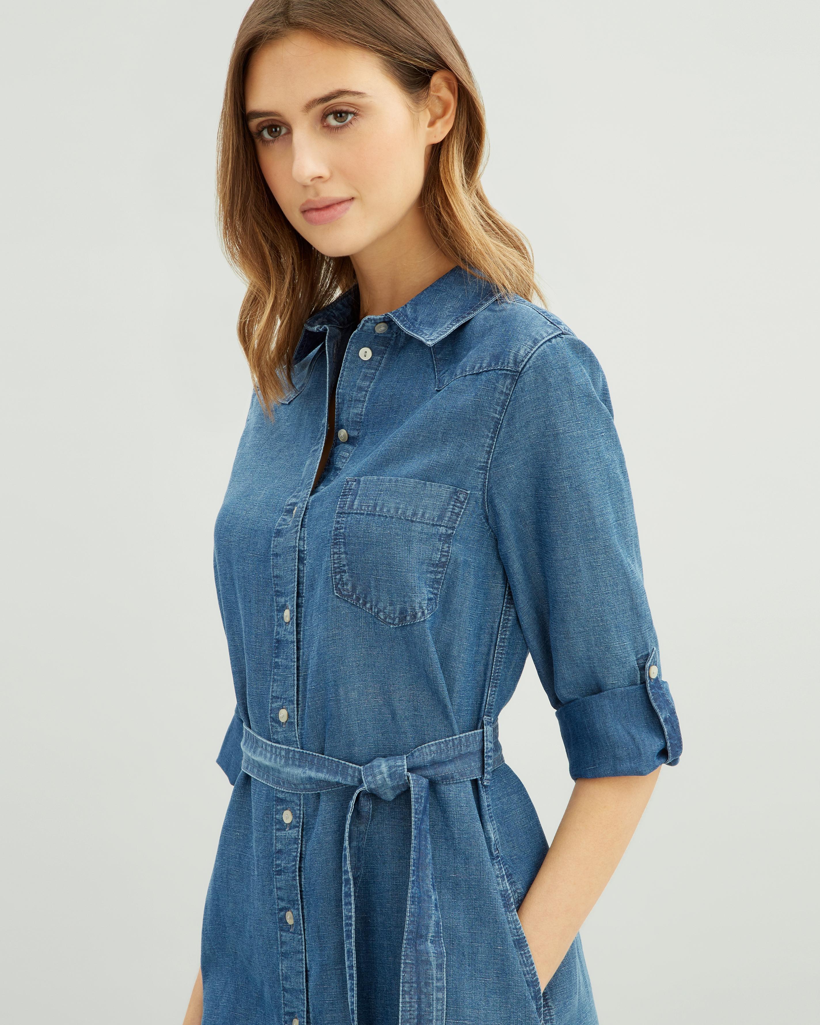 jaeger denim dress