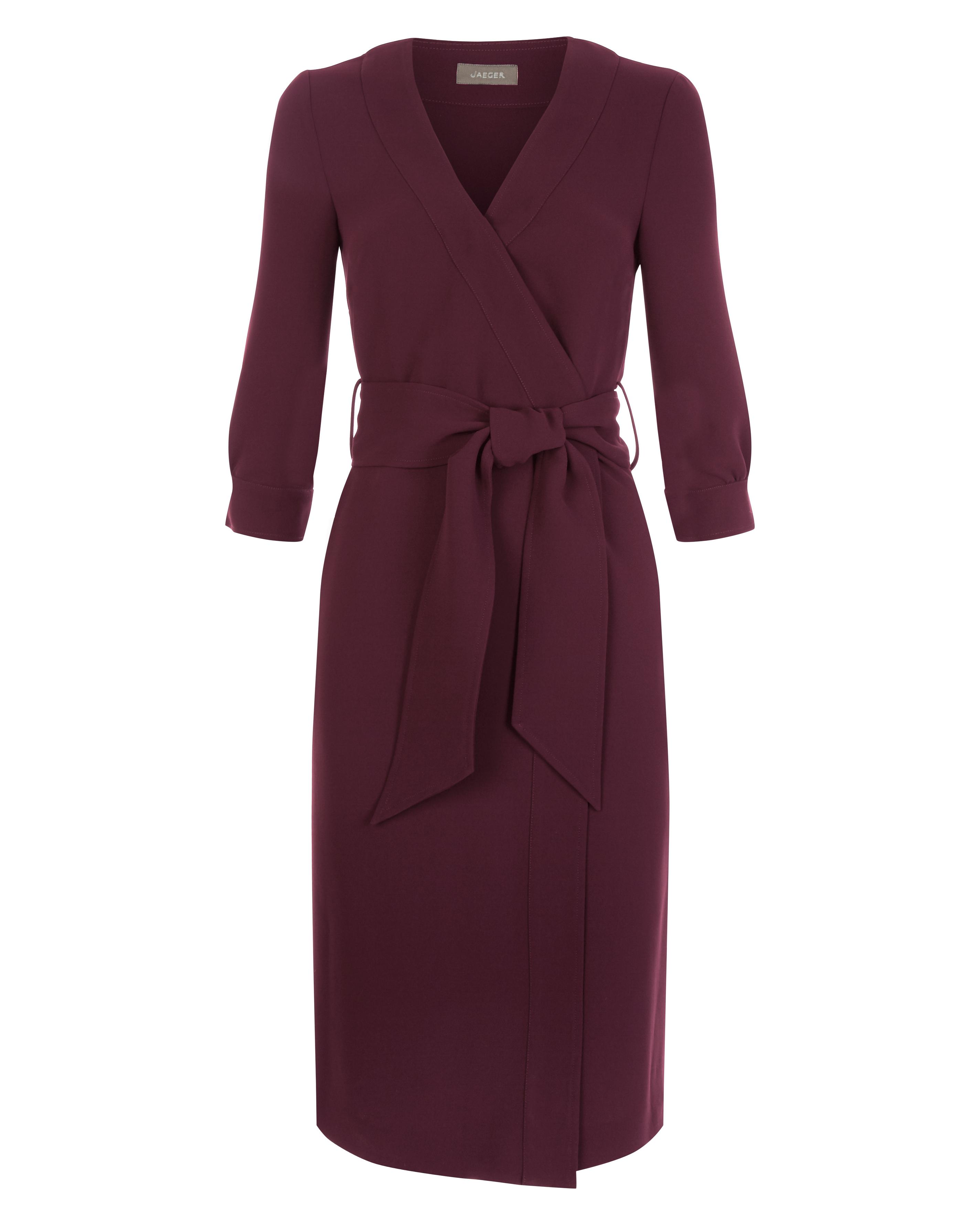 jaeger wrap dress