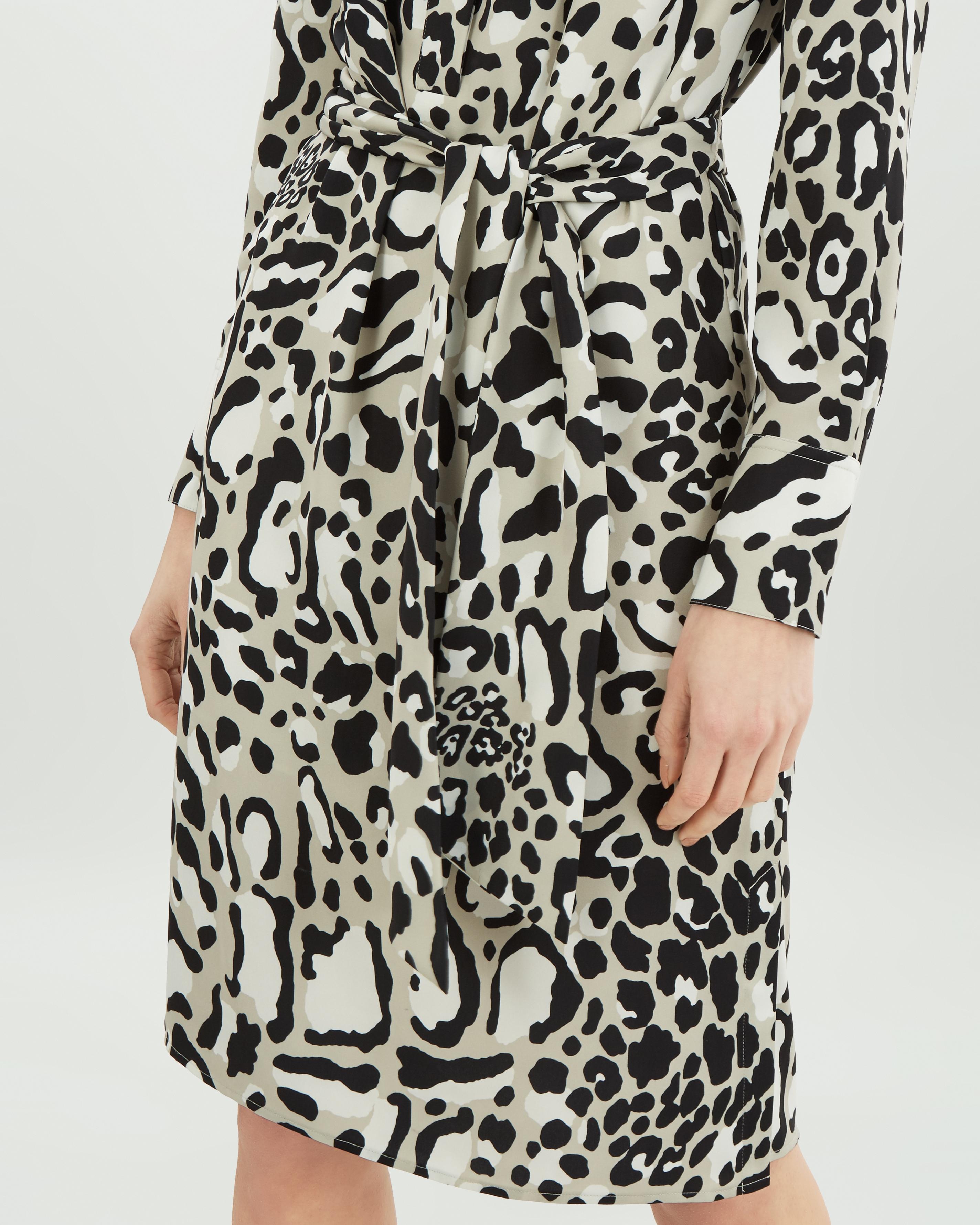 jaeger animal print dress