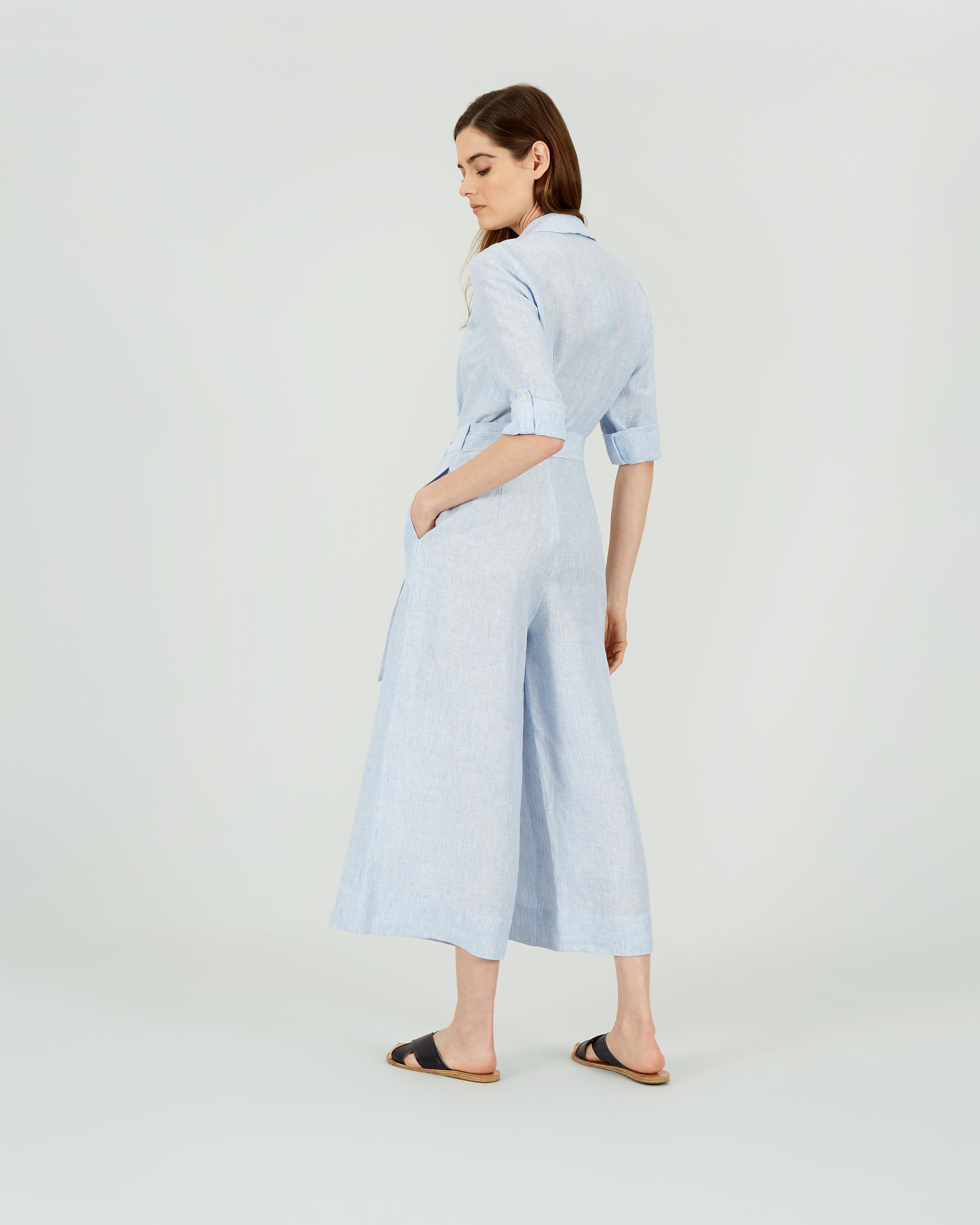 jaeger linen jumpsuit