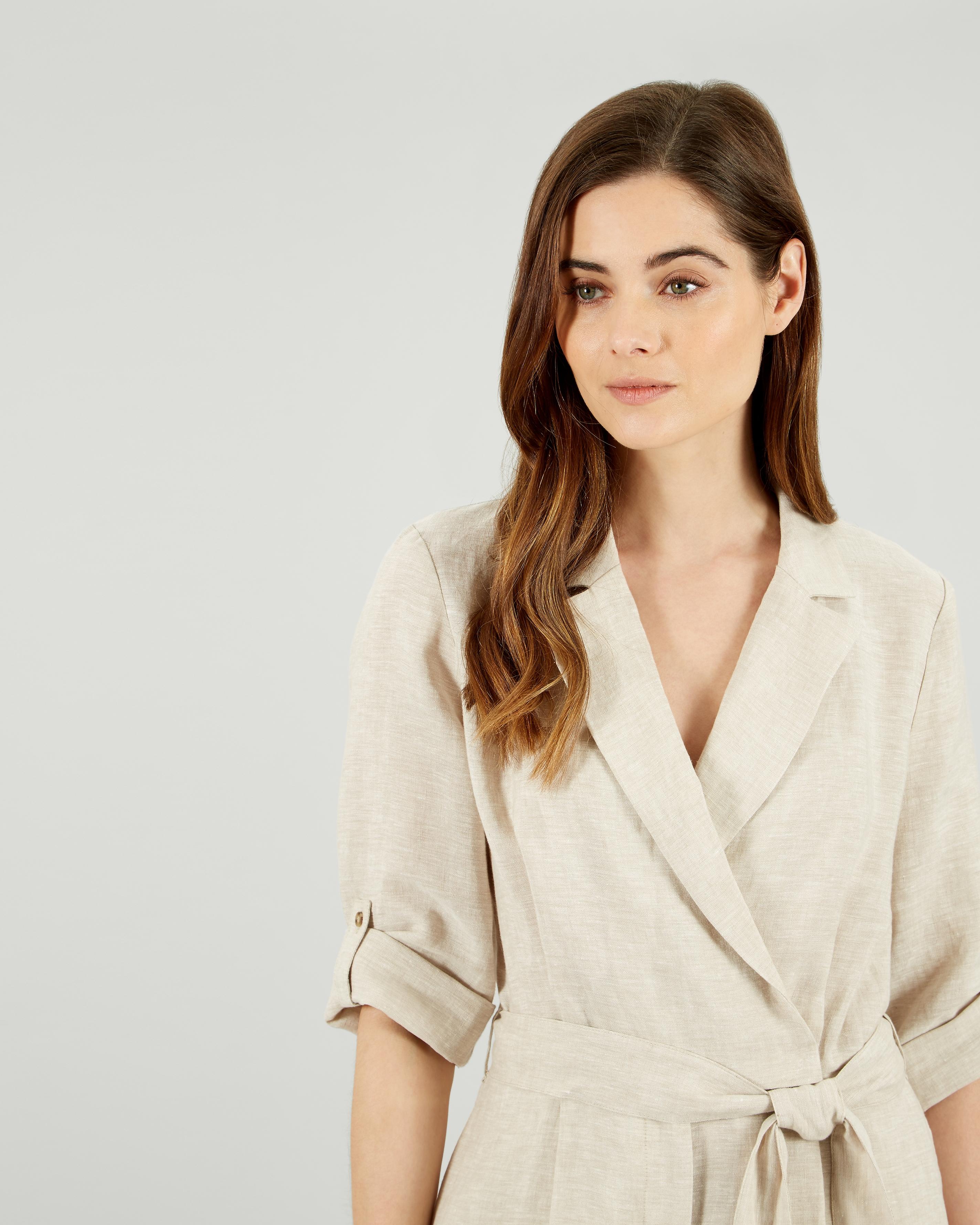 jaeger linen jumpsuit
