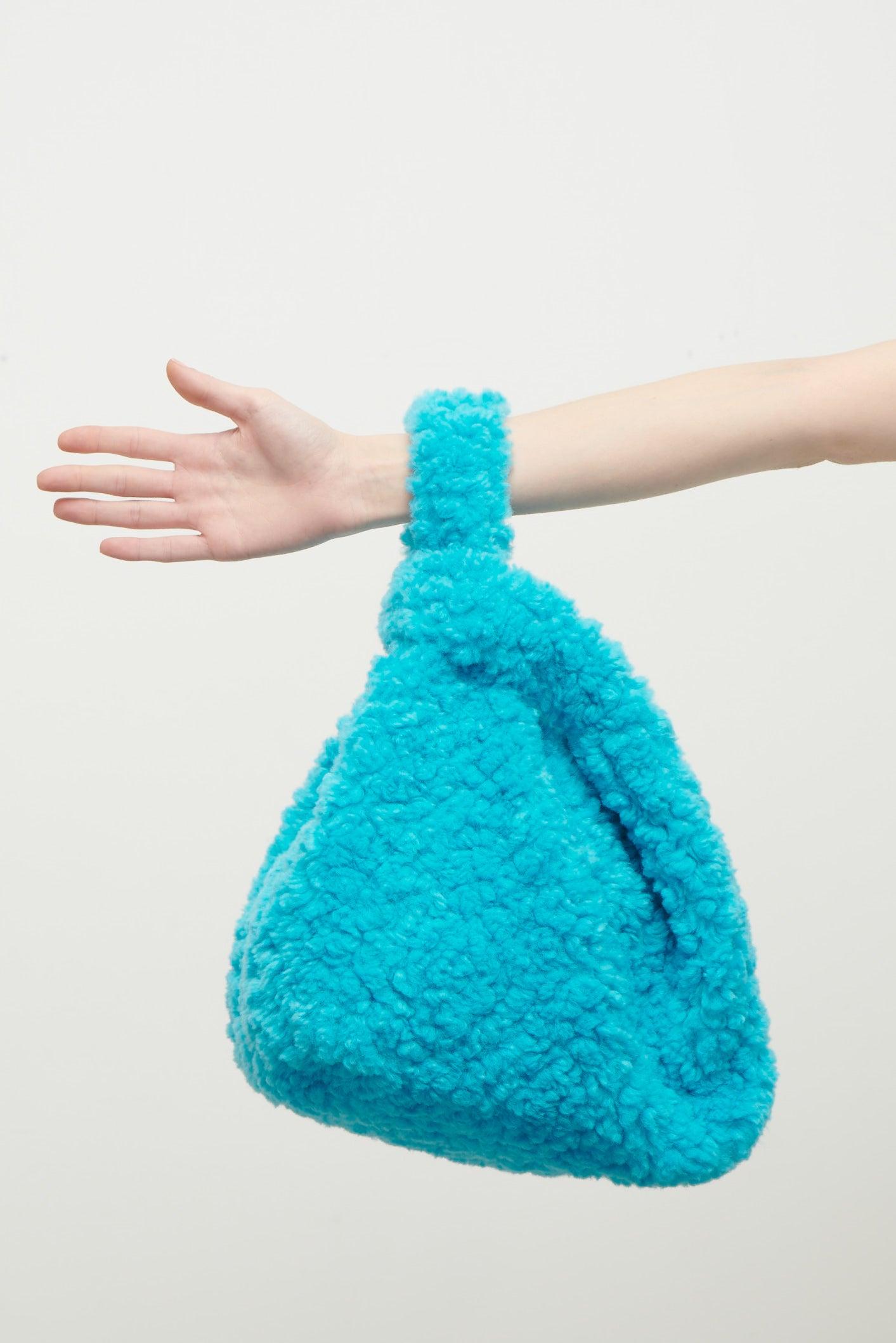 Jakke Bertha Faux Fur Bag in Blue | Lyst