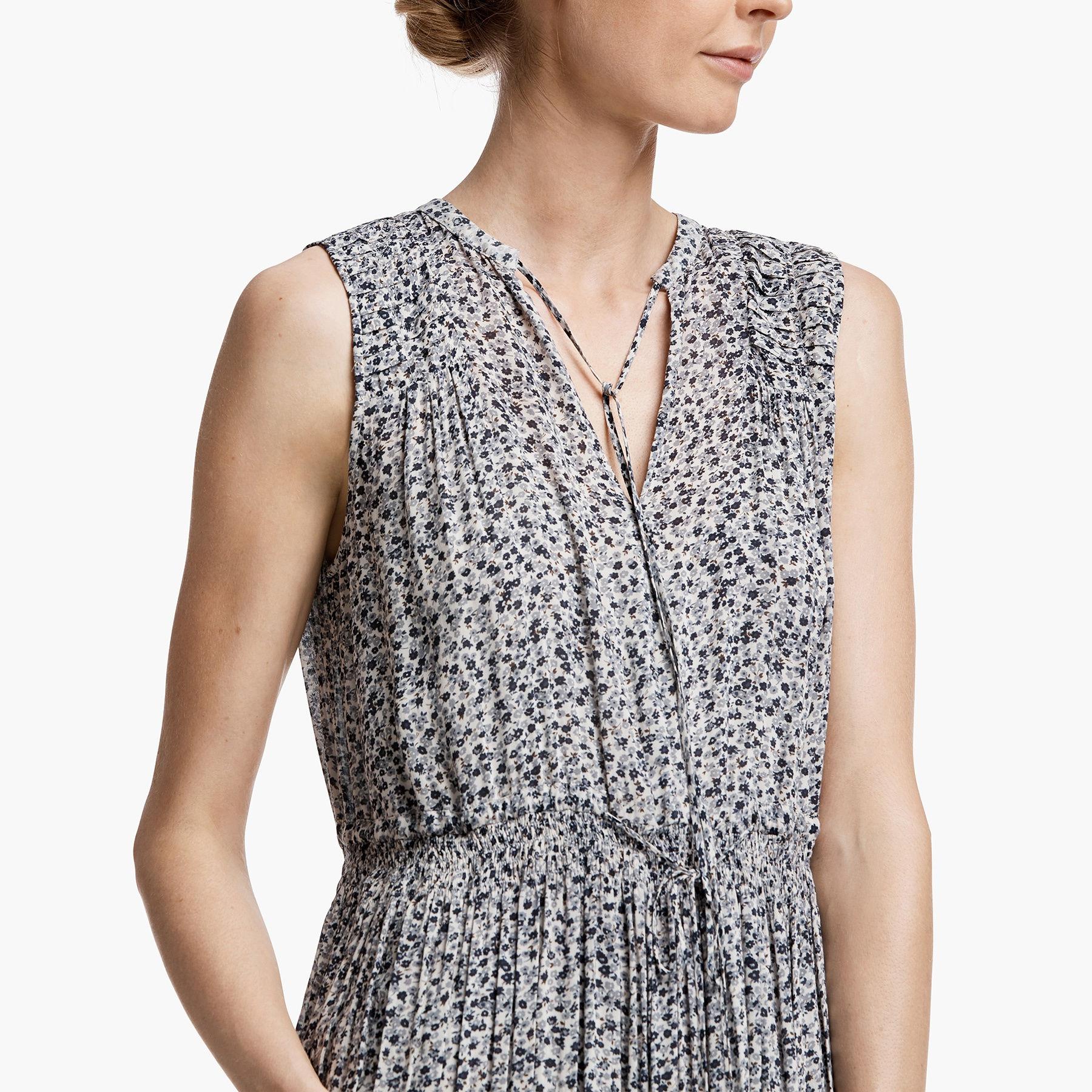 james perse pleated chiffon dress