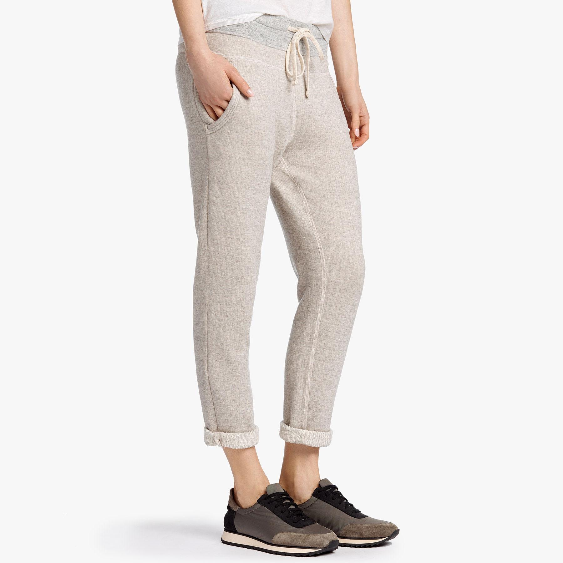 james perse fleece pull on sweatpants