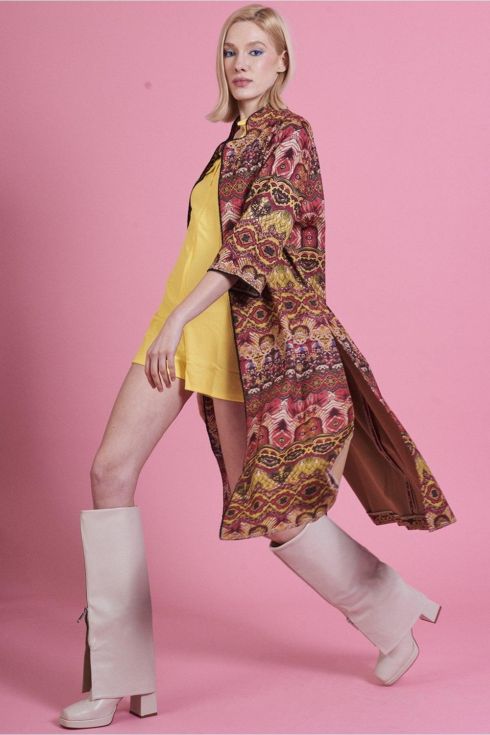 Jayley Floral Silk Blazer 