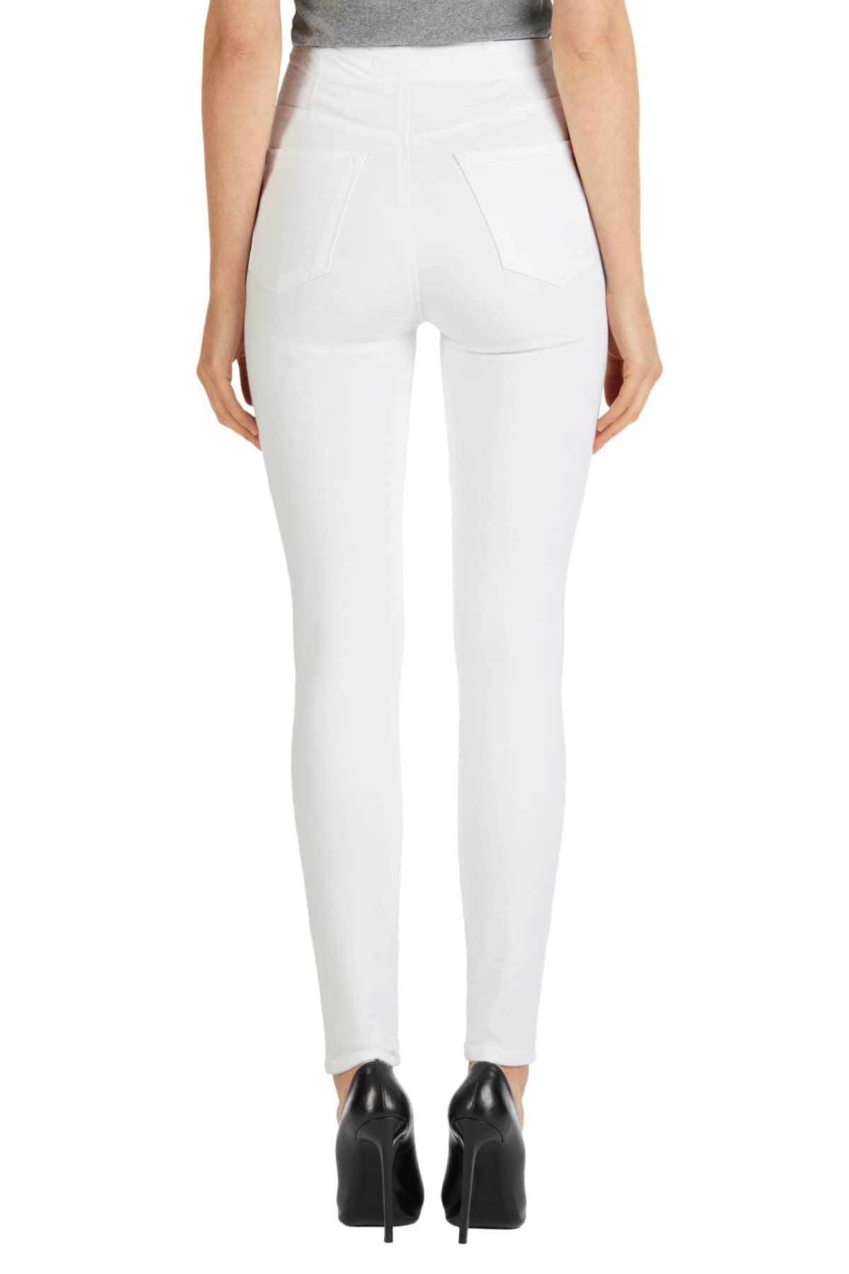 NWT J BRAND Natasha Sky-High Rise Super Skinny in Blanc White Sz 25 27 30 $248