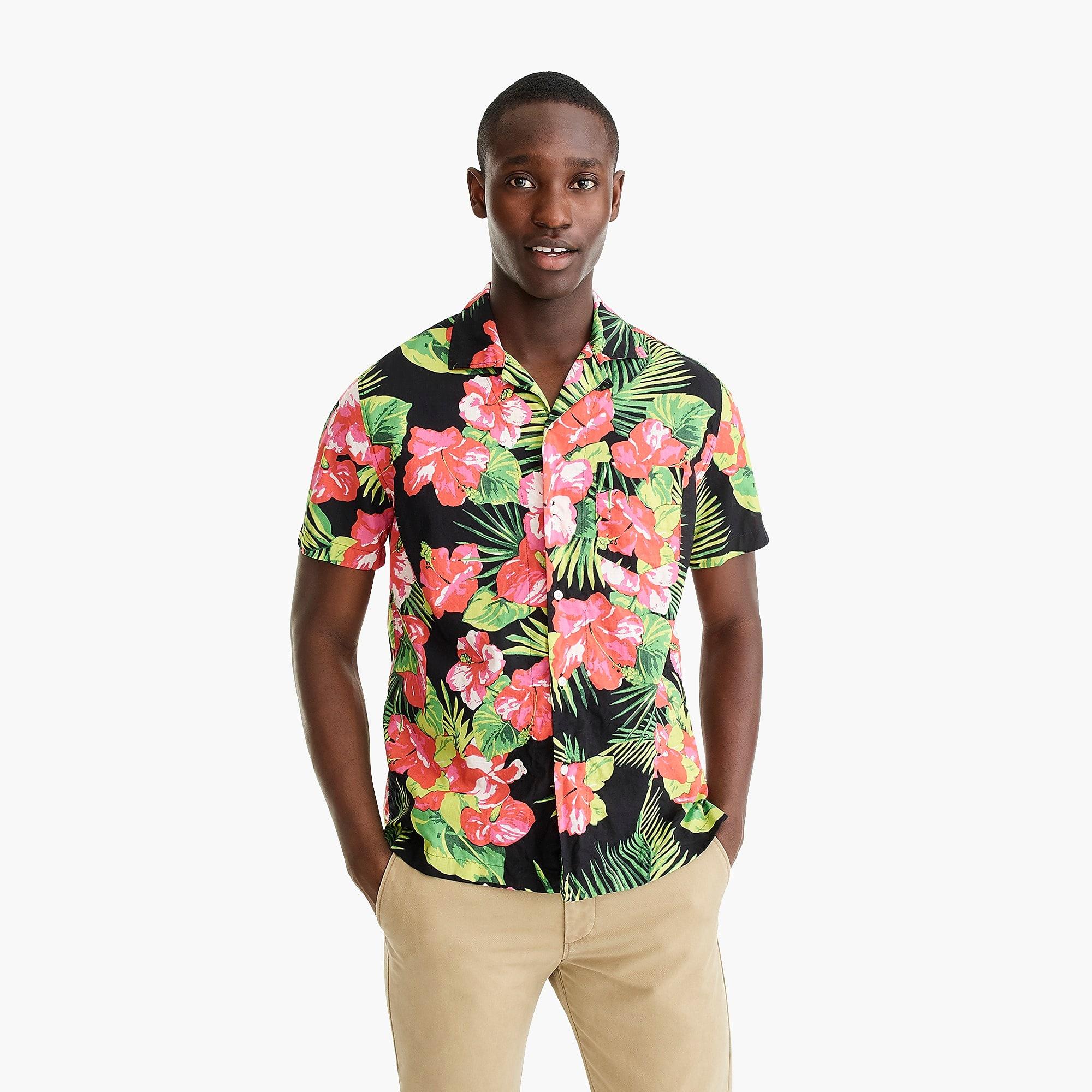 j crew hawaiian shirt