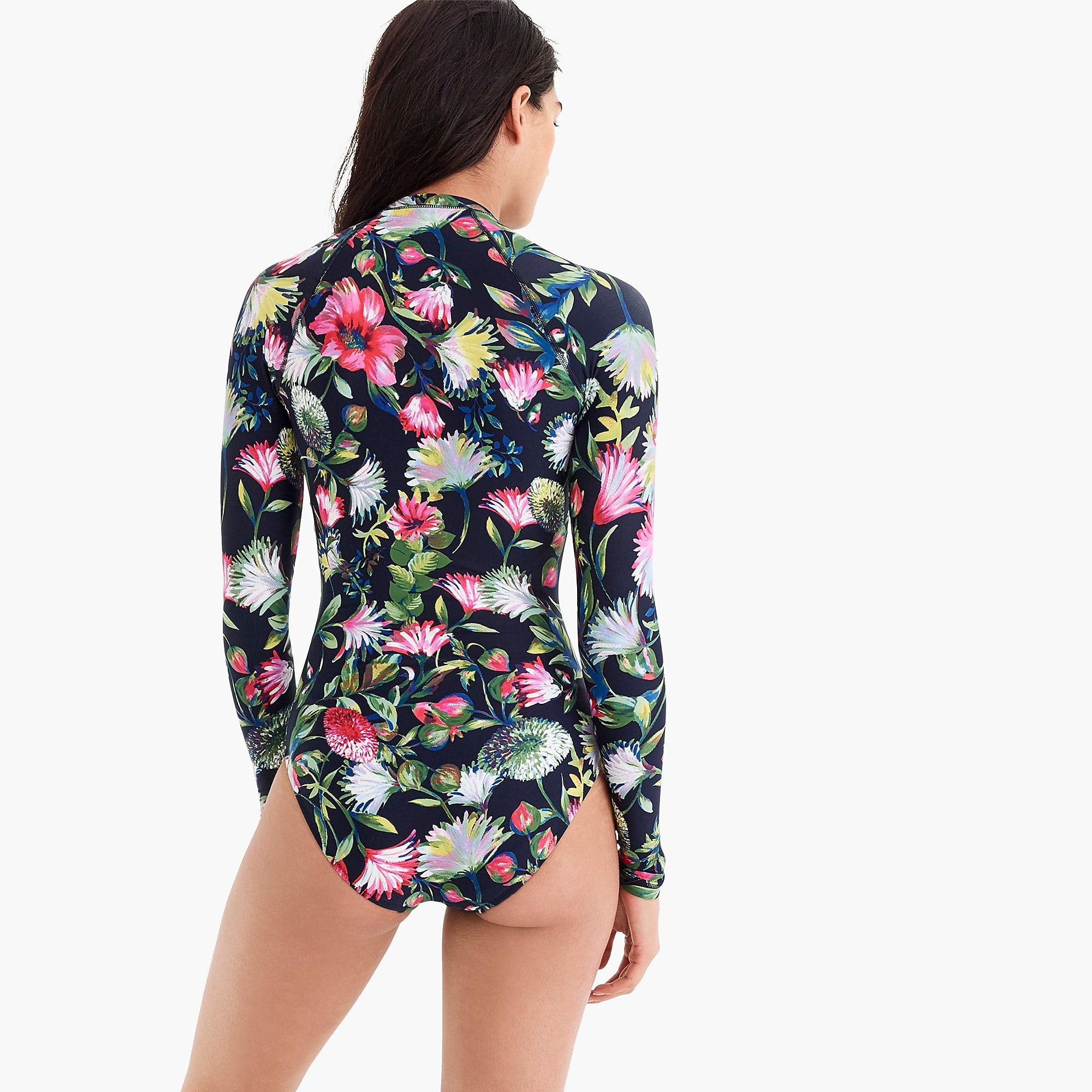j crew long sleeve swimsuit