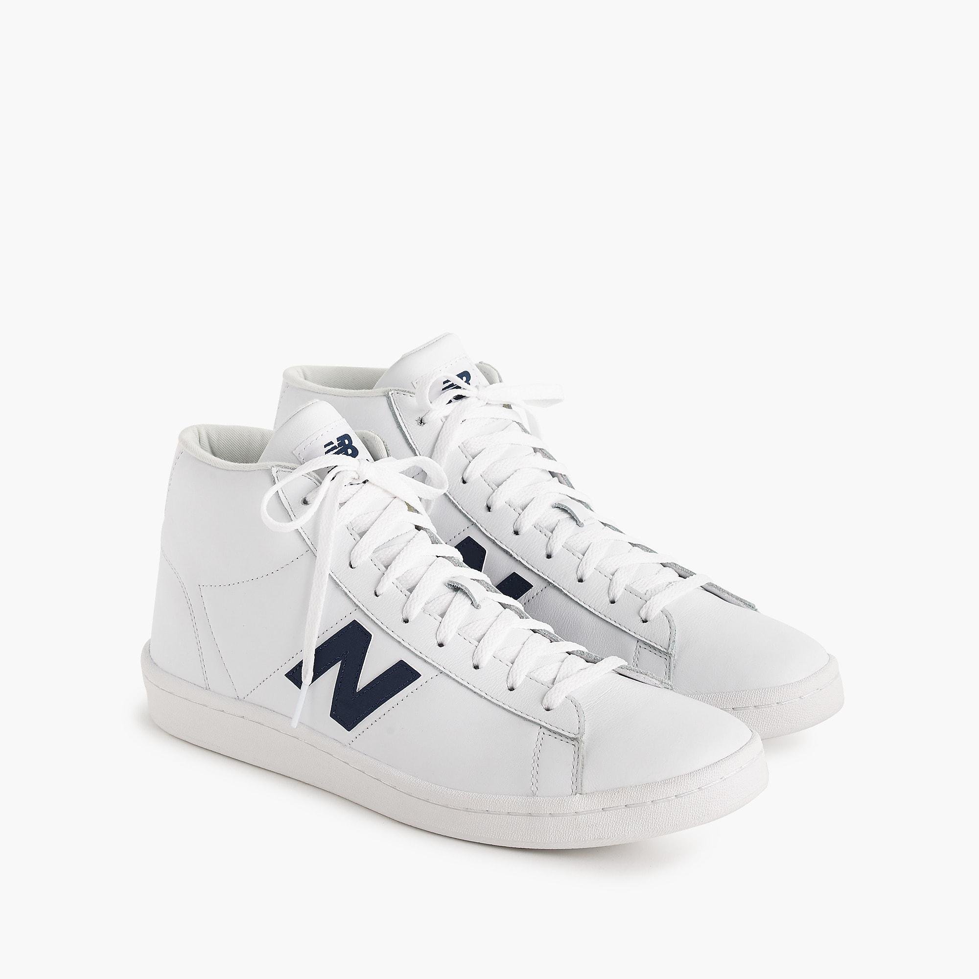 New Balance 891 Leather High-top Sneakers in White for Men - Lyst