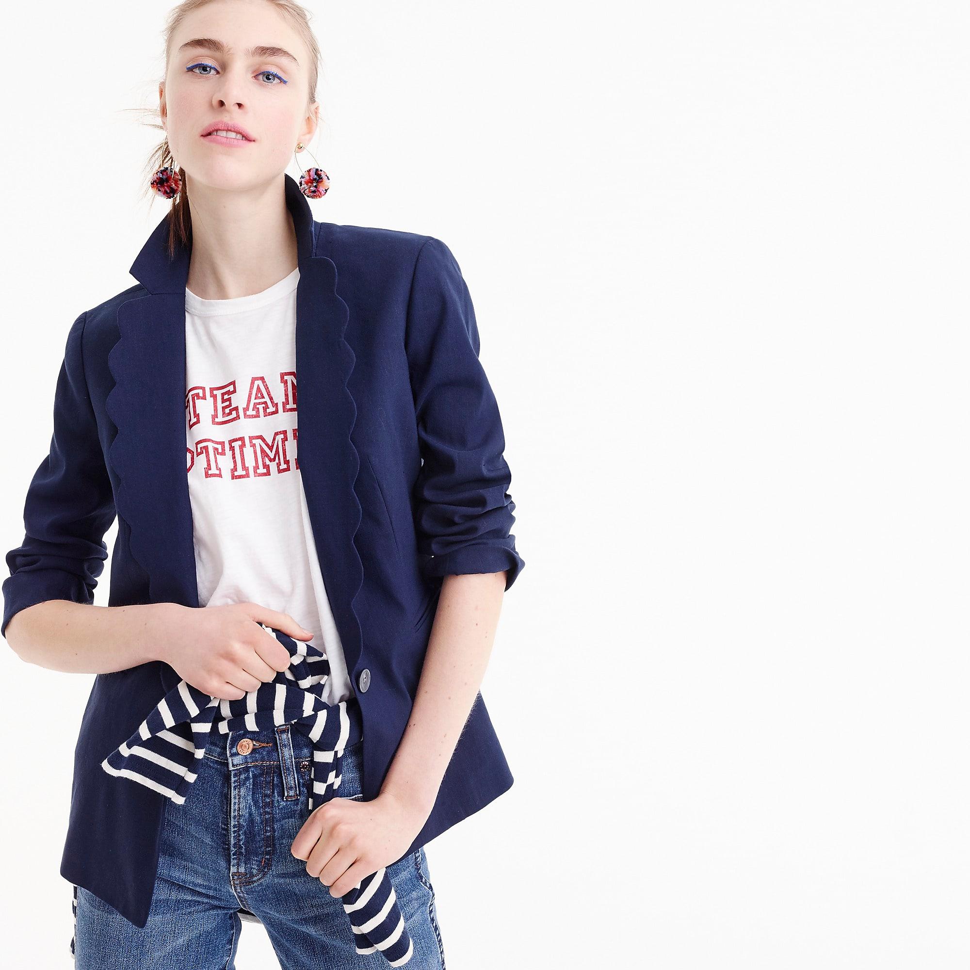 j crew linen jacket