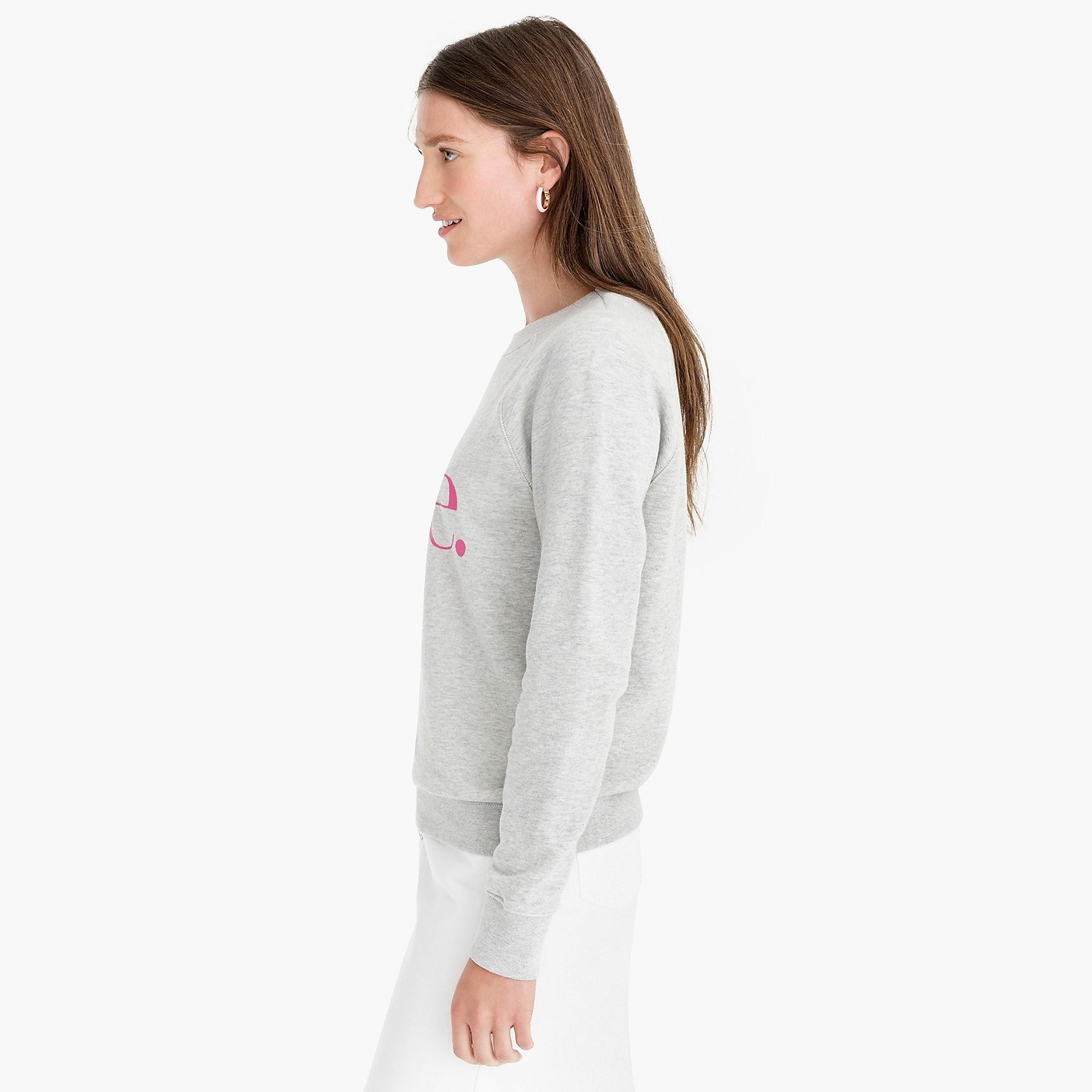 j crew love sweatshirt