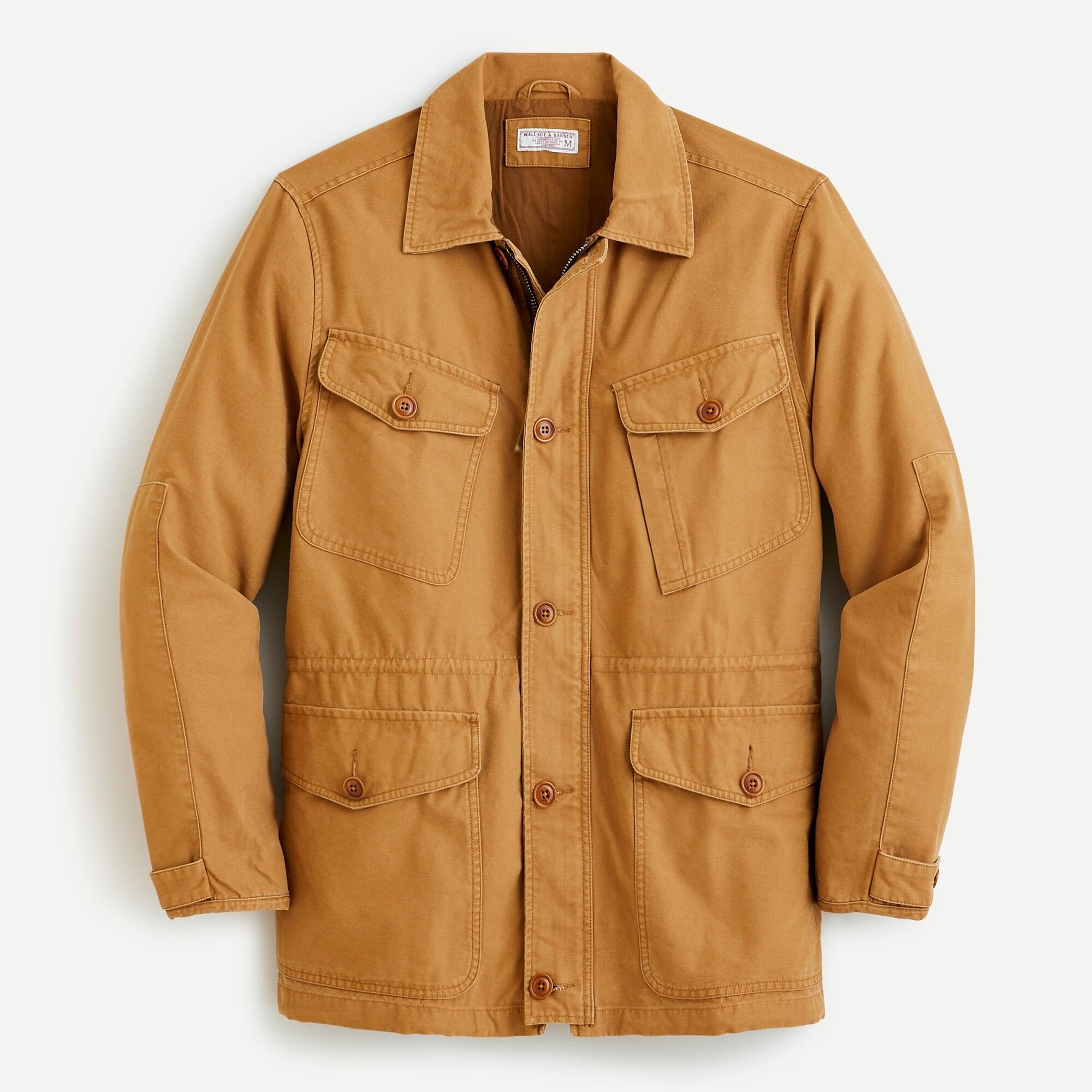 J Crew Cotton Wallace Barnes European Combat Jacket In Brown For Men Lyst