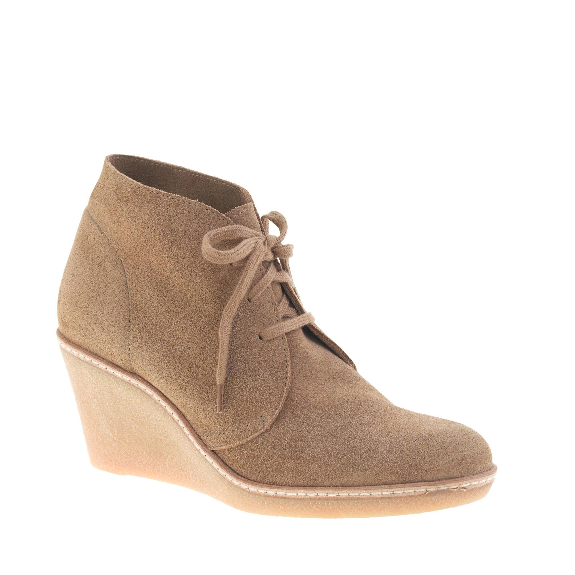 J.Crew Macalister Wedge Boots in Brown - Lyst
