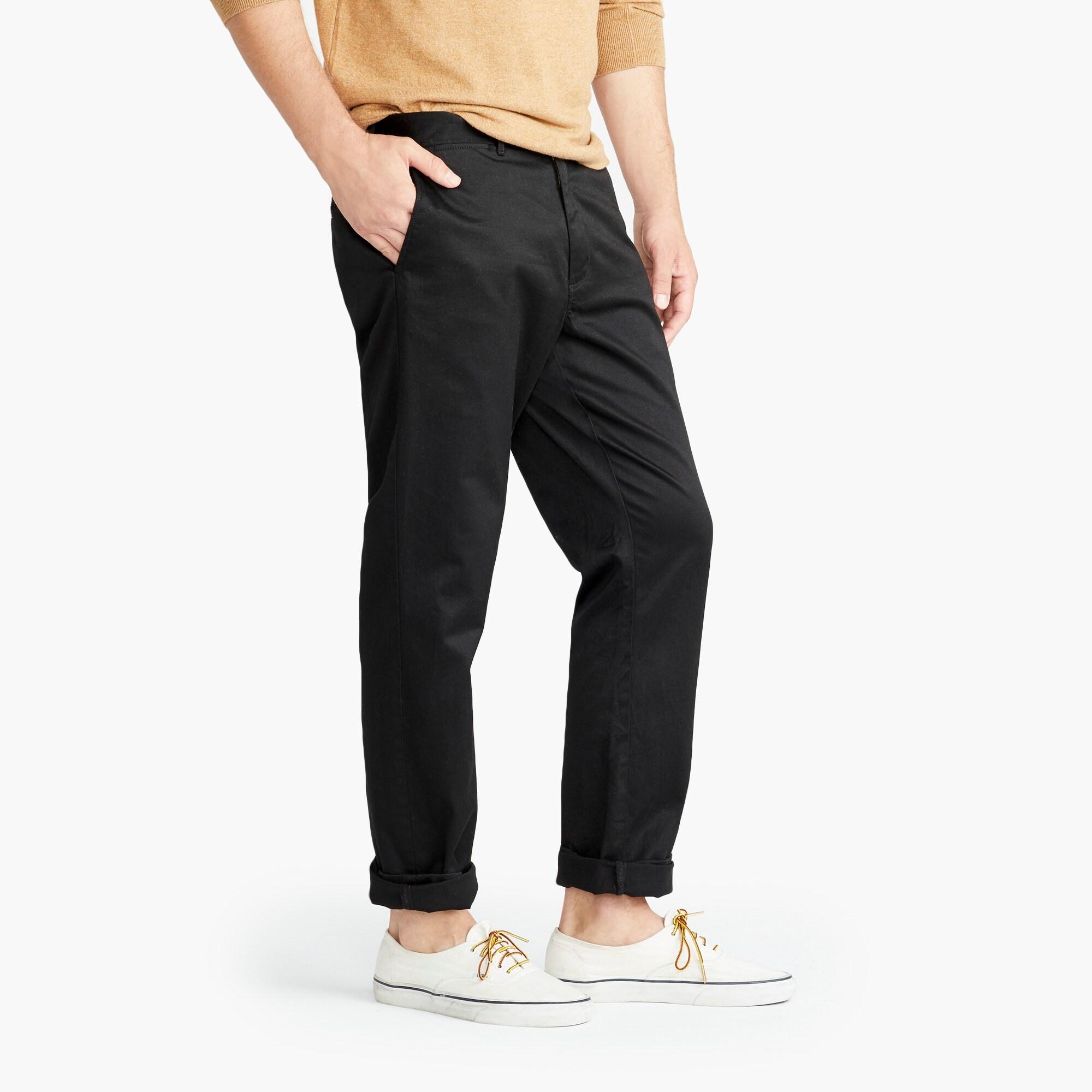J.Crew Cotton 1040 Athletic-fit Stretch Chino Pant in Black for Men - Lyst