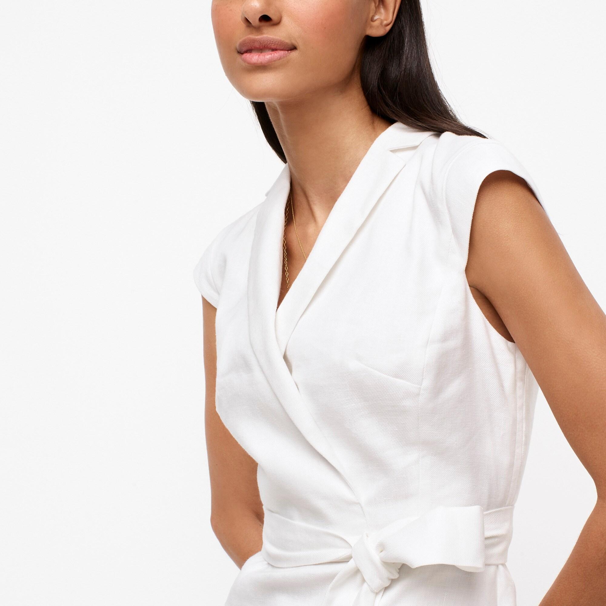 wrap dress stretch