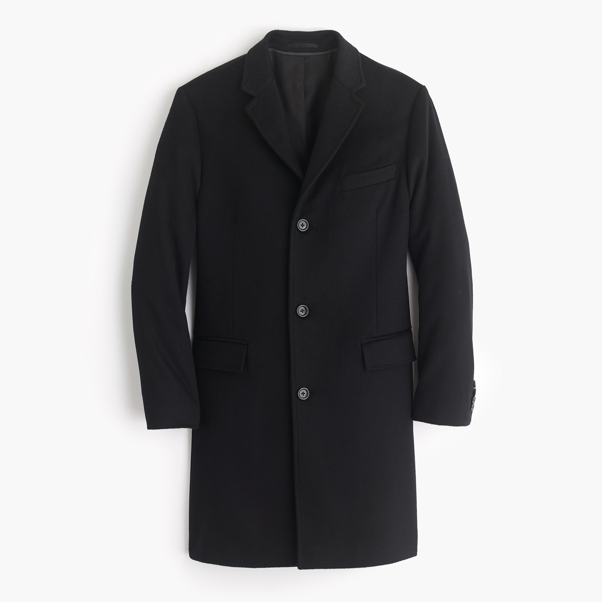 J.crew Ludlow Topcoat In Woolcashmere With Thinsulate in Black for Men Lyst