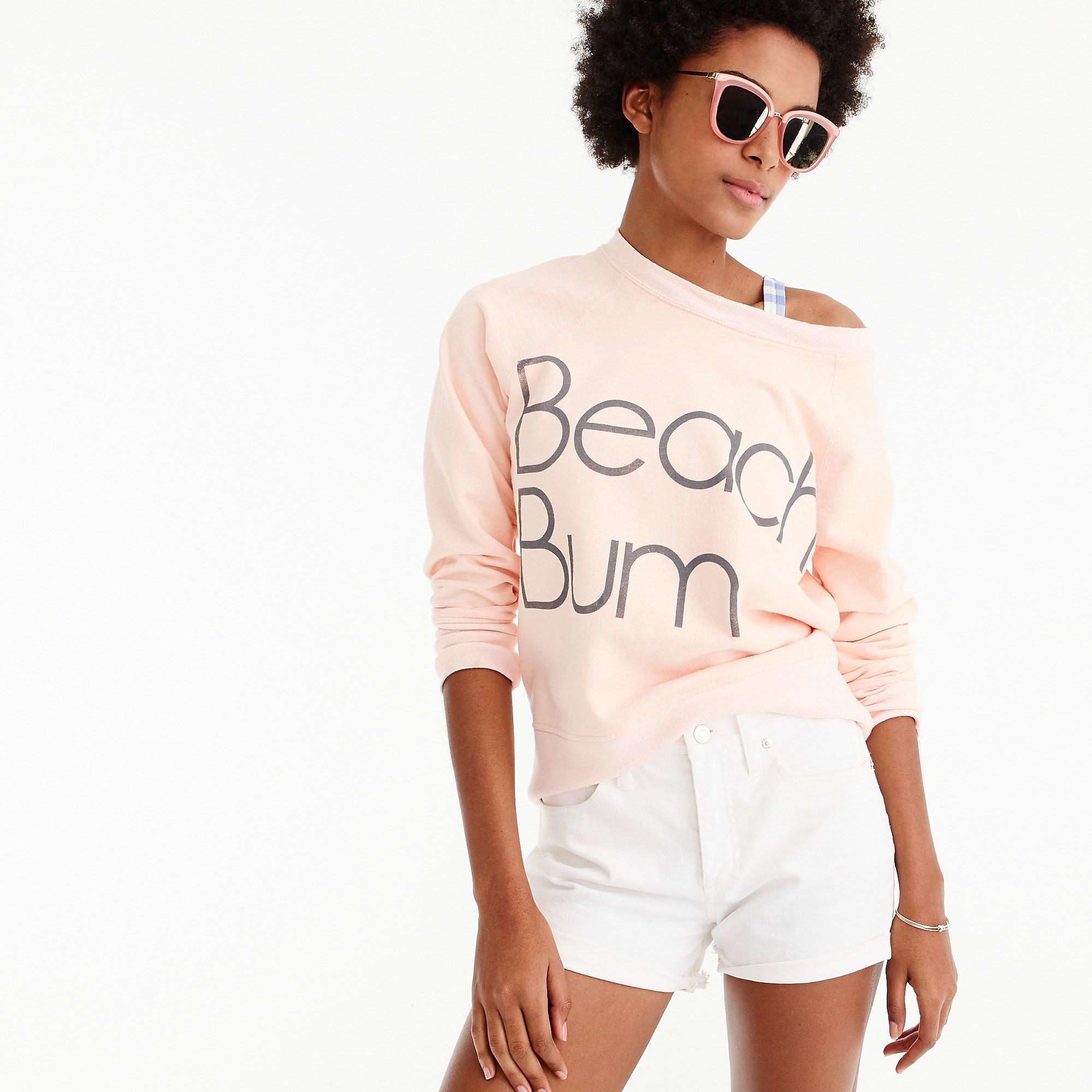 j crew beach bum sweatshirt