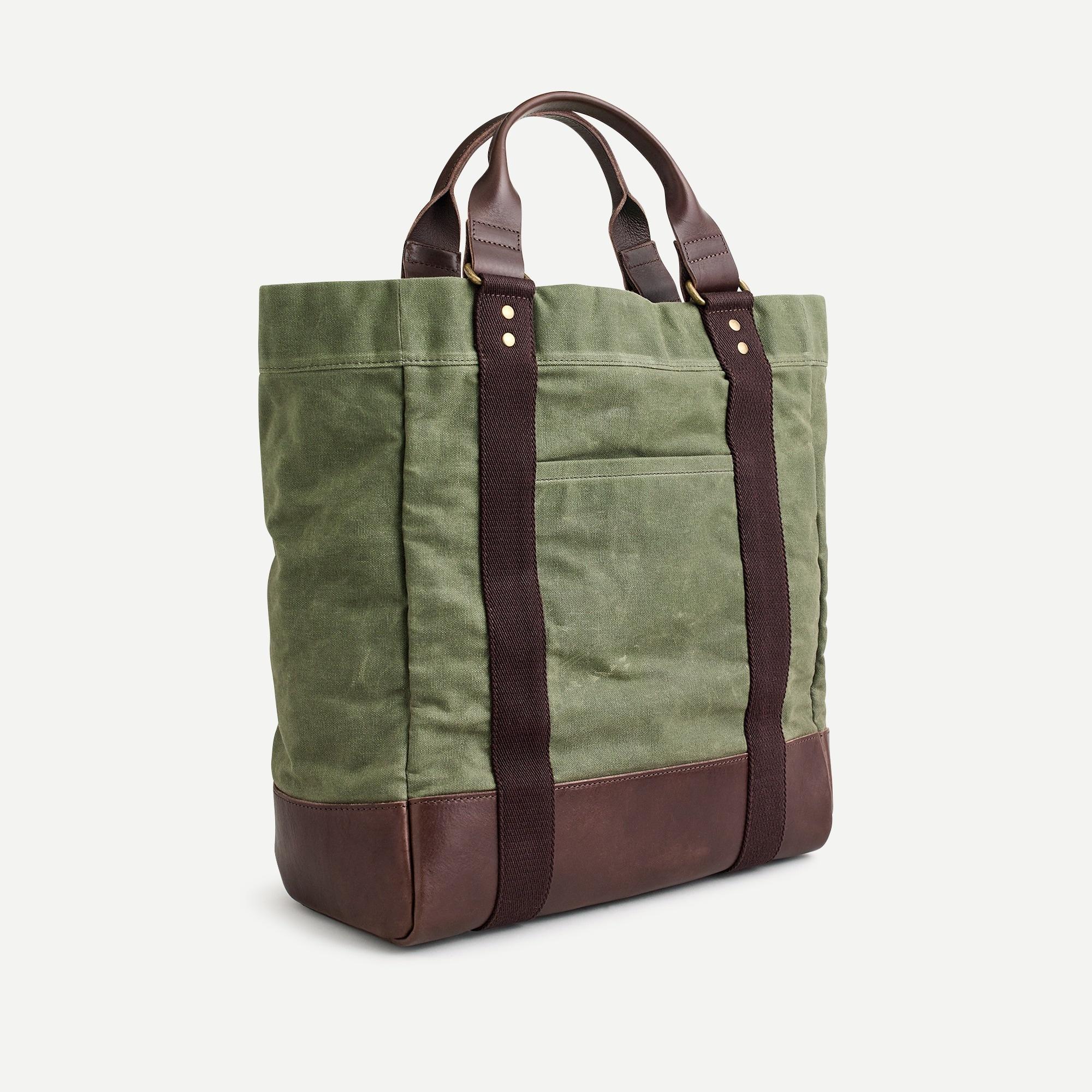 Waxed canvas tote j crew Clearance