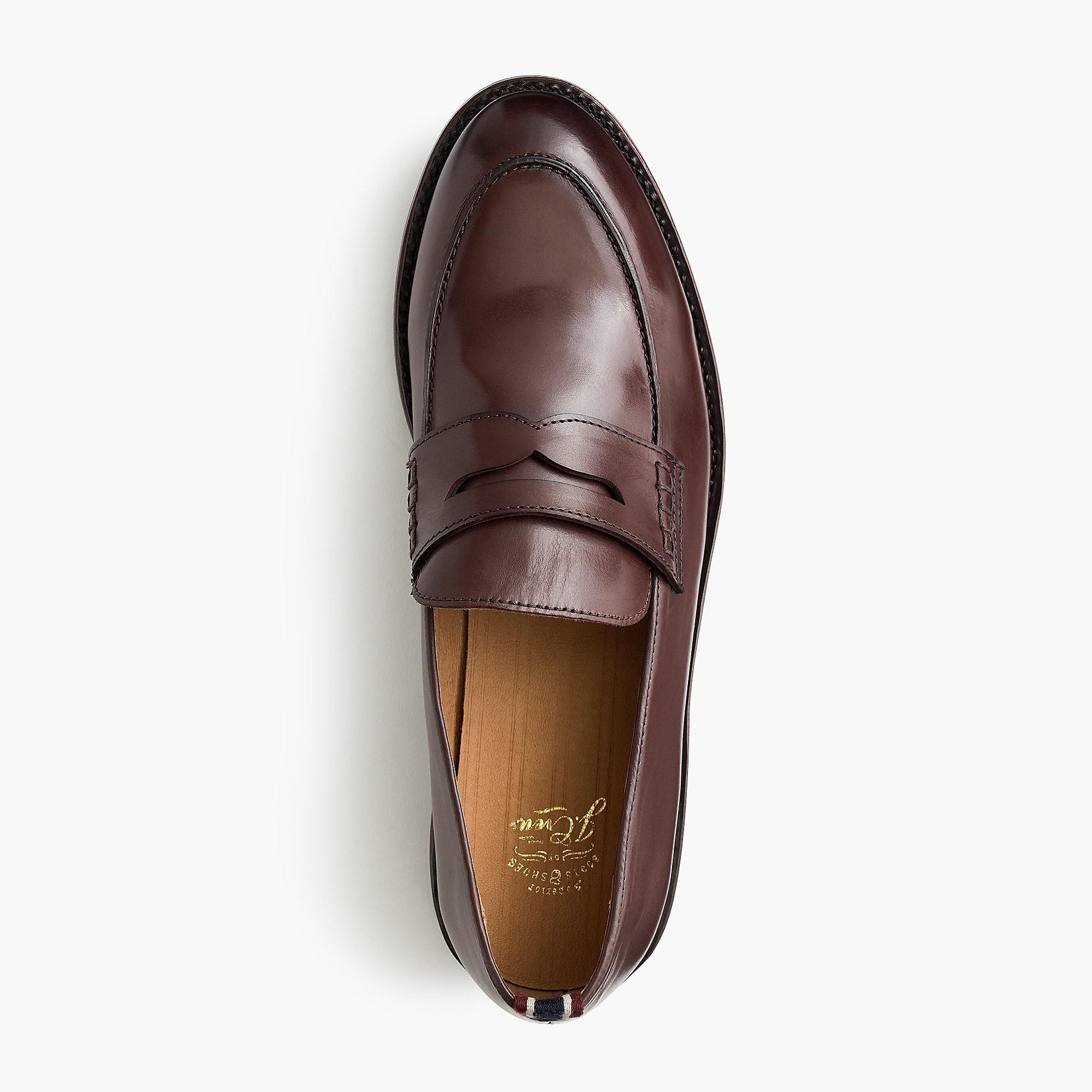 oar stripe penny loafers