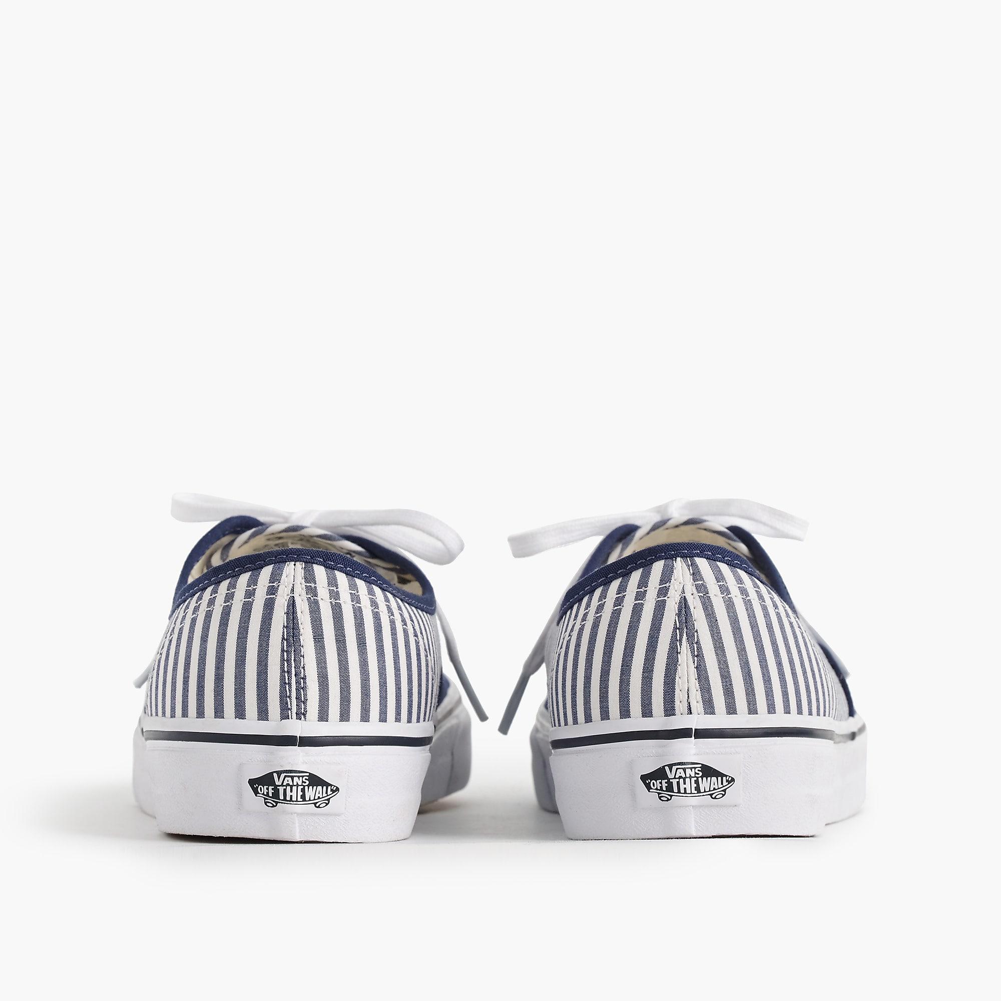 Vans Canvas Authentic Sneakers In Seersucker Stripe in Navy (Blue) for Men  | Lyst