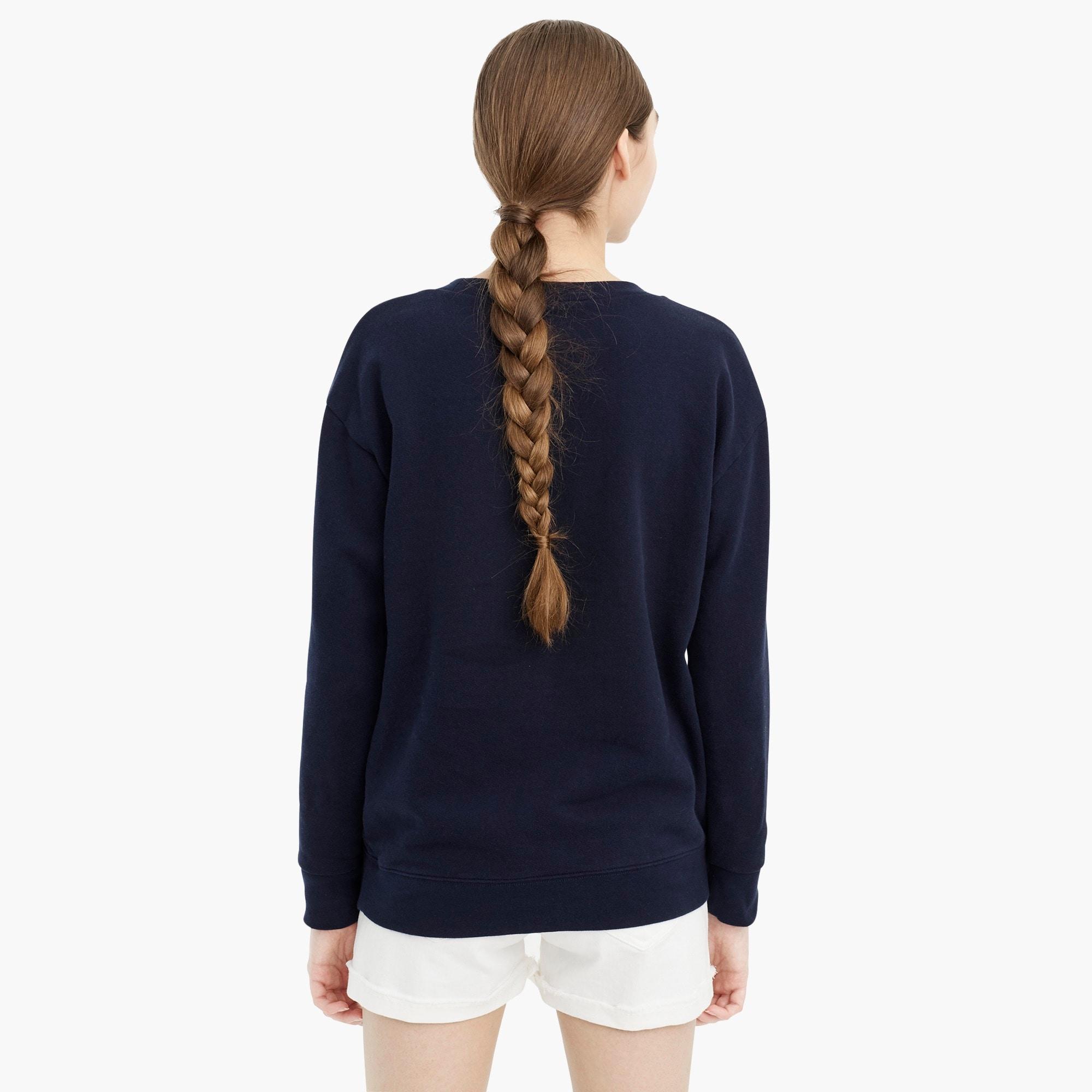 J crew top pasta sweatshirt