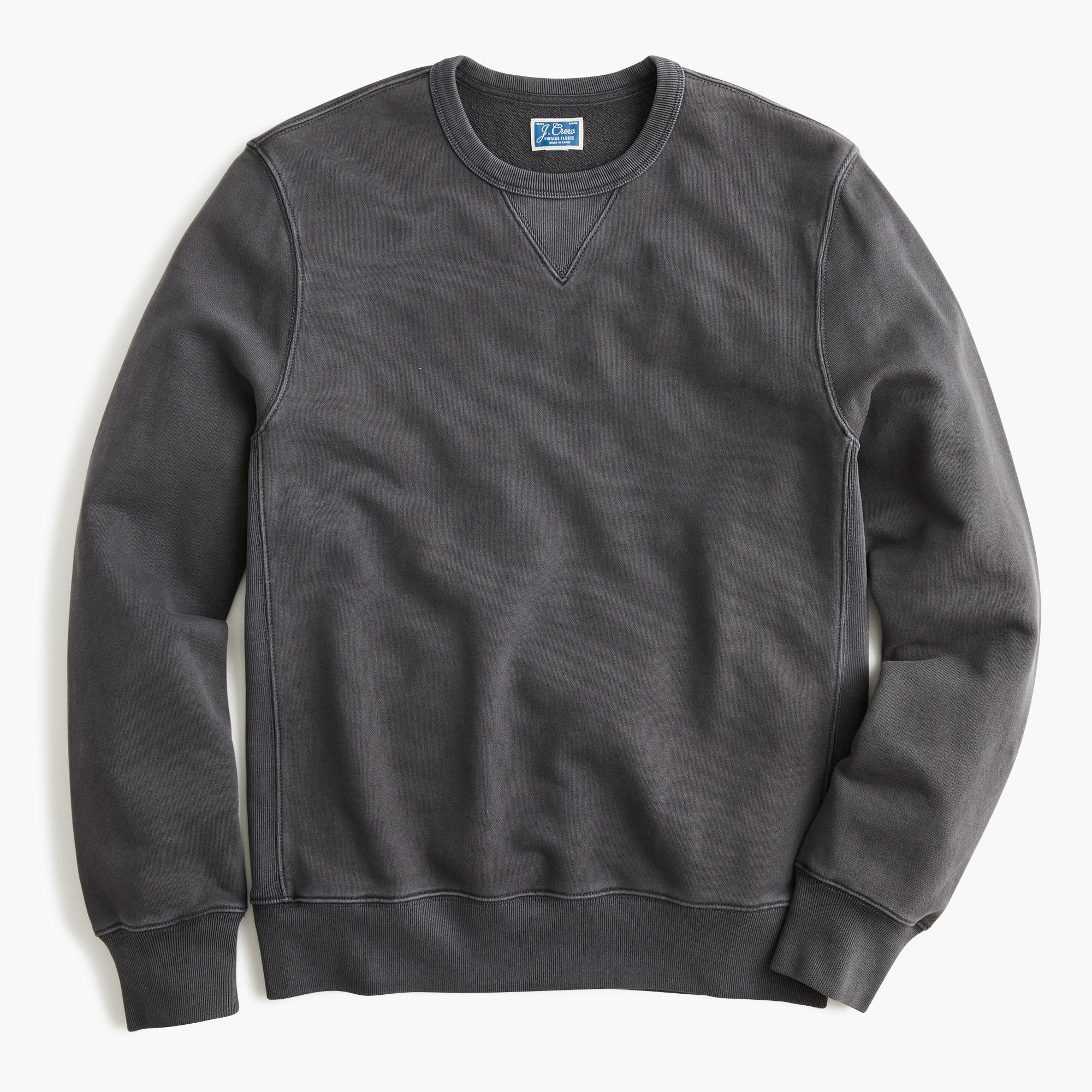 terry crewneck sweatshirt