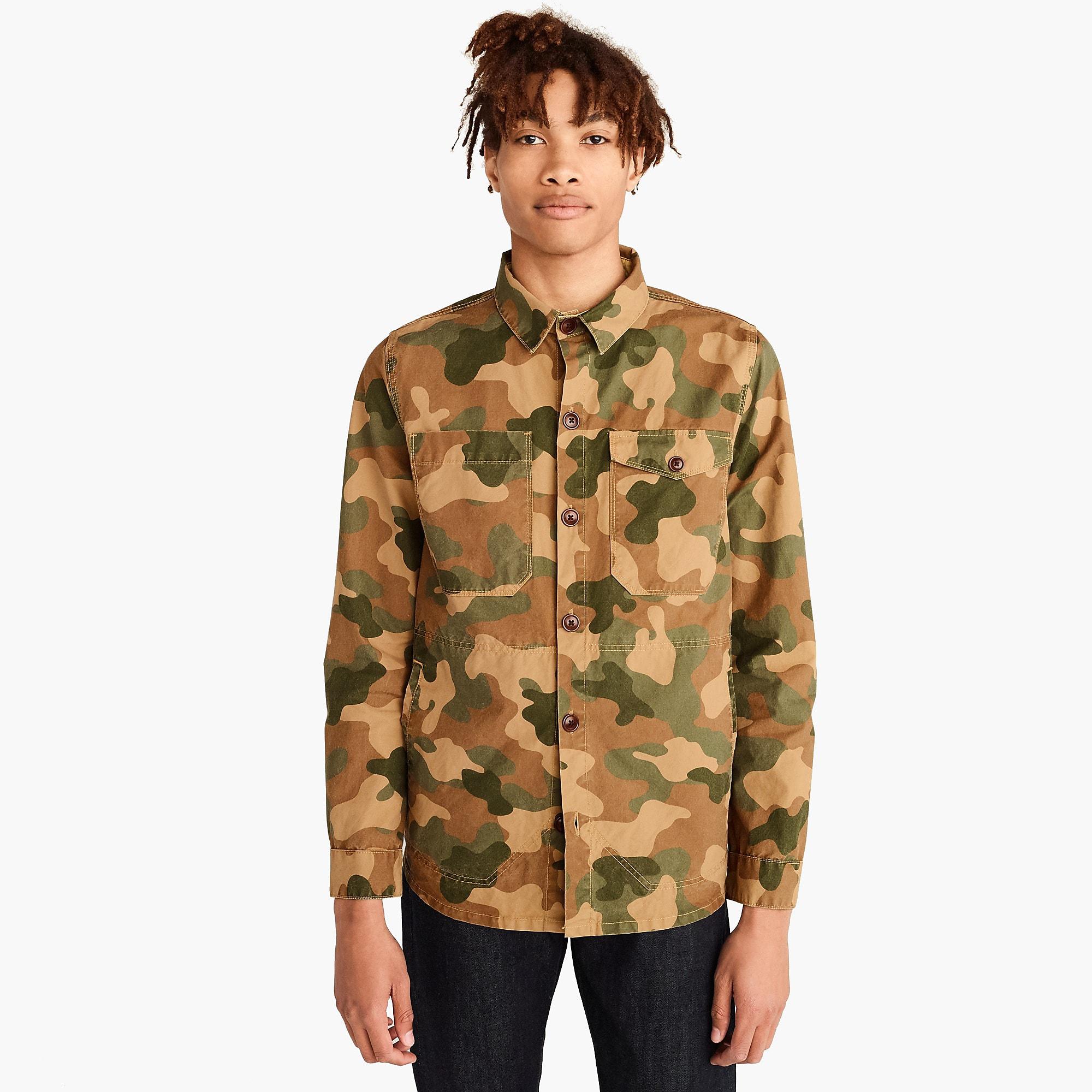 barbour camo shirt