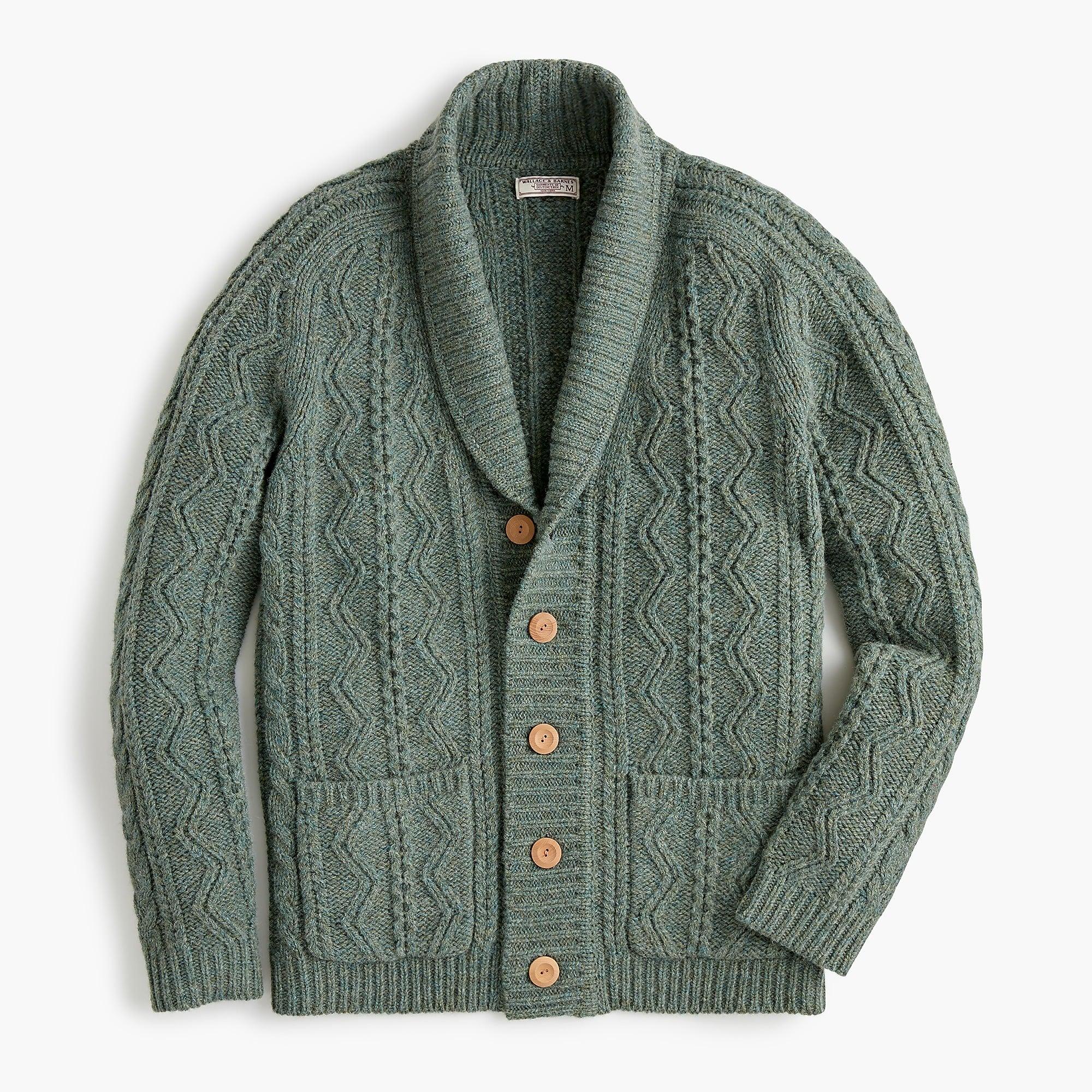 j crew shawl cardigan